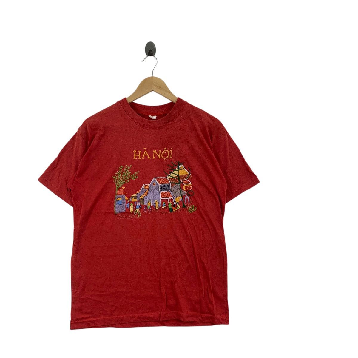Vintage Vintage 80s HANOI VIETNAM SOUVENIR Cold War Thrashed Tee Size US S / EU 44-46 / 1 - 3 Thumbnail