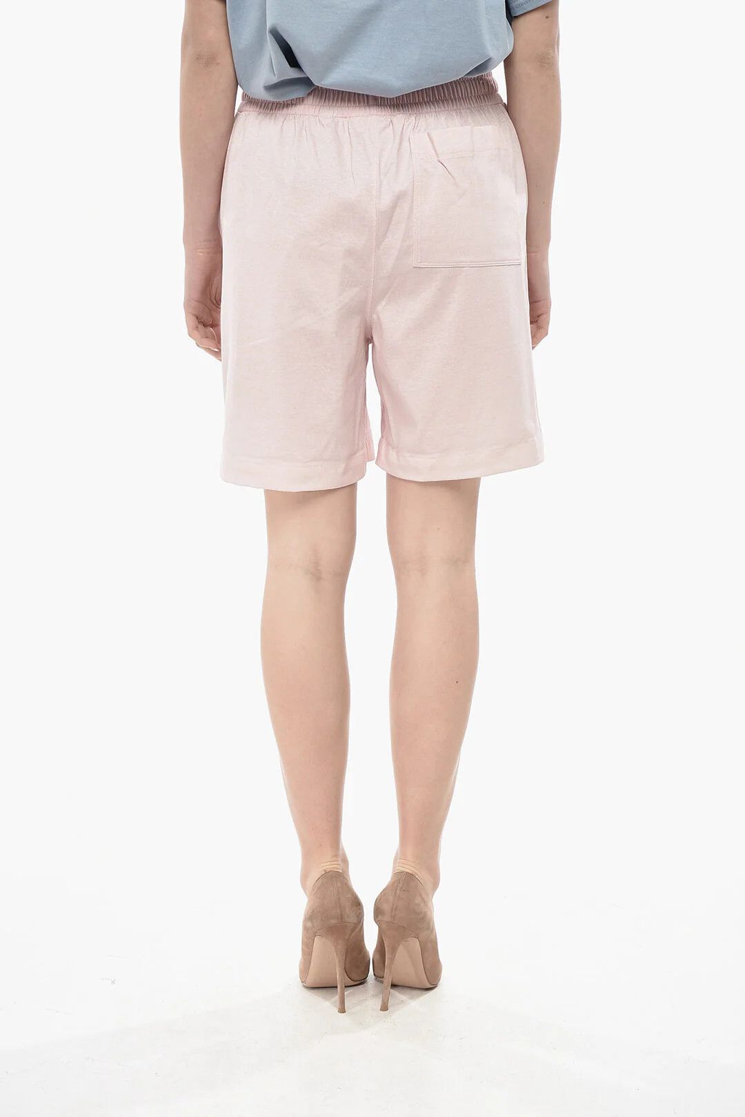 Burberry og1mm0426 Jersey Short in Pink Size 26" / US 2 / IT 38 - 2 Thumbnail