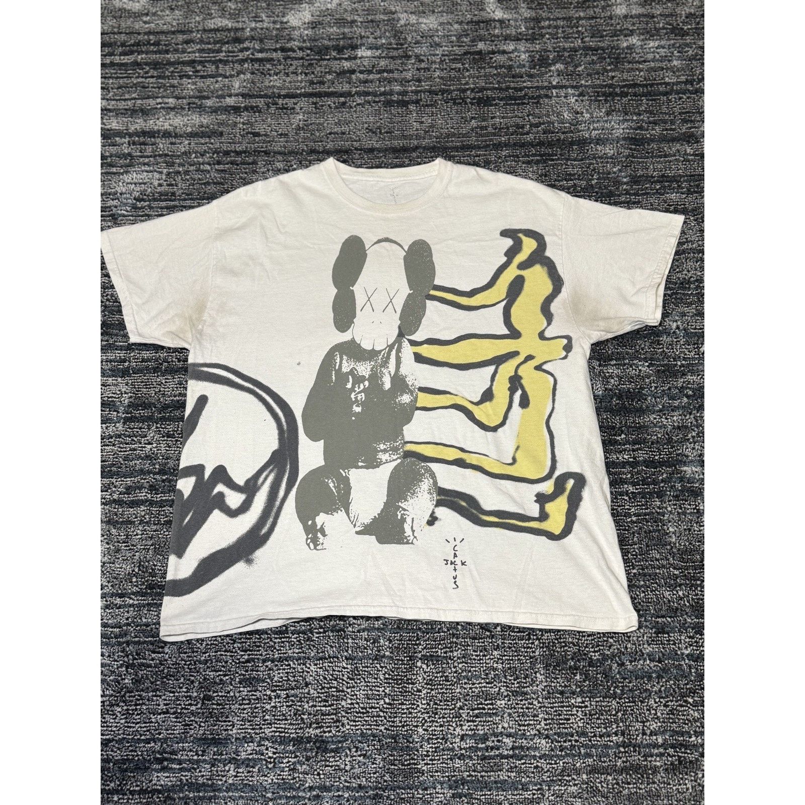 & Other Stories Cactus Jack TRAVIS SCOTT KAWS 2021 Double Sided White Beige Size US L / EU 52-54 / 3 - 1 Thumbnail