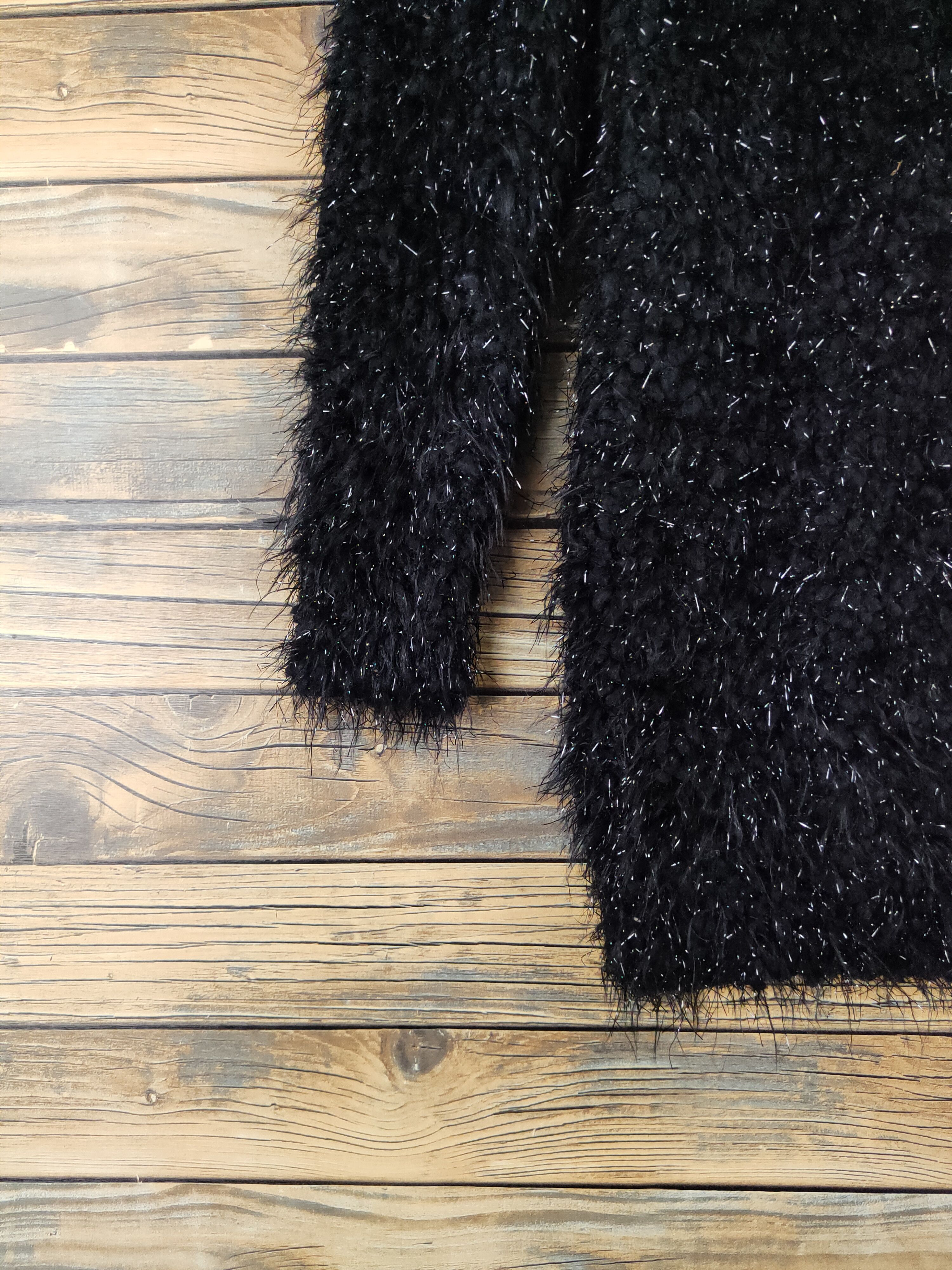 Japanese Brand Japanese Brand Black Shag Shaggy Fur Mohair Knitwear #W1943 Size M / US 6-8 / IT 42-44 - 4 Thumbnail