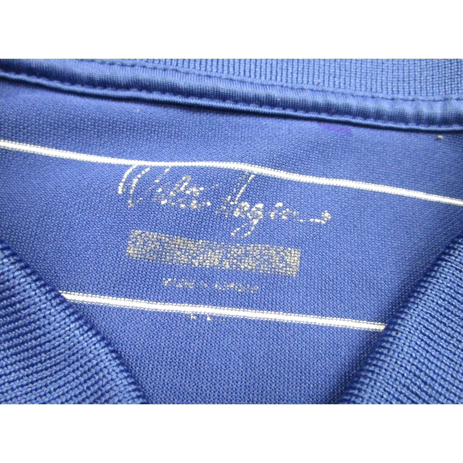 Vintage Walter Hagen Polo Shirt Mens 2XL Blue Knit Performance Stretch Wicking Golf Size US XXL / EU 58 / 5 - 5 Thumbnail