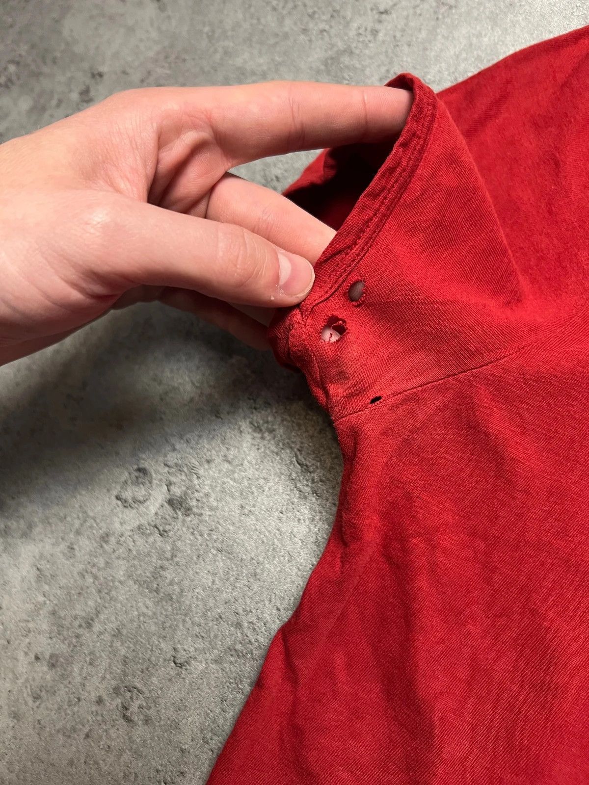 Jean Paul Gaultier Rare jpg jean Paul gaultier red tshirt Size L / US 10 / IT 46 - 5 Thumbnail