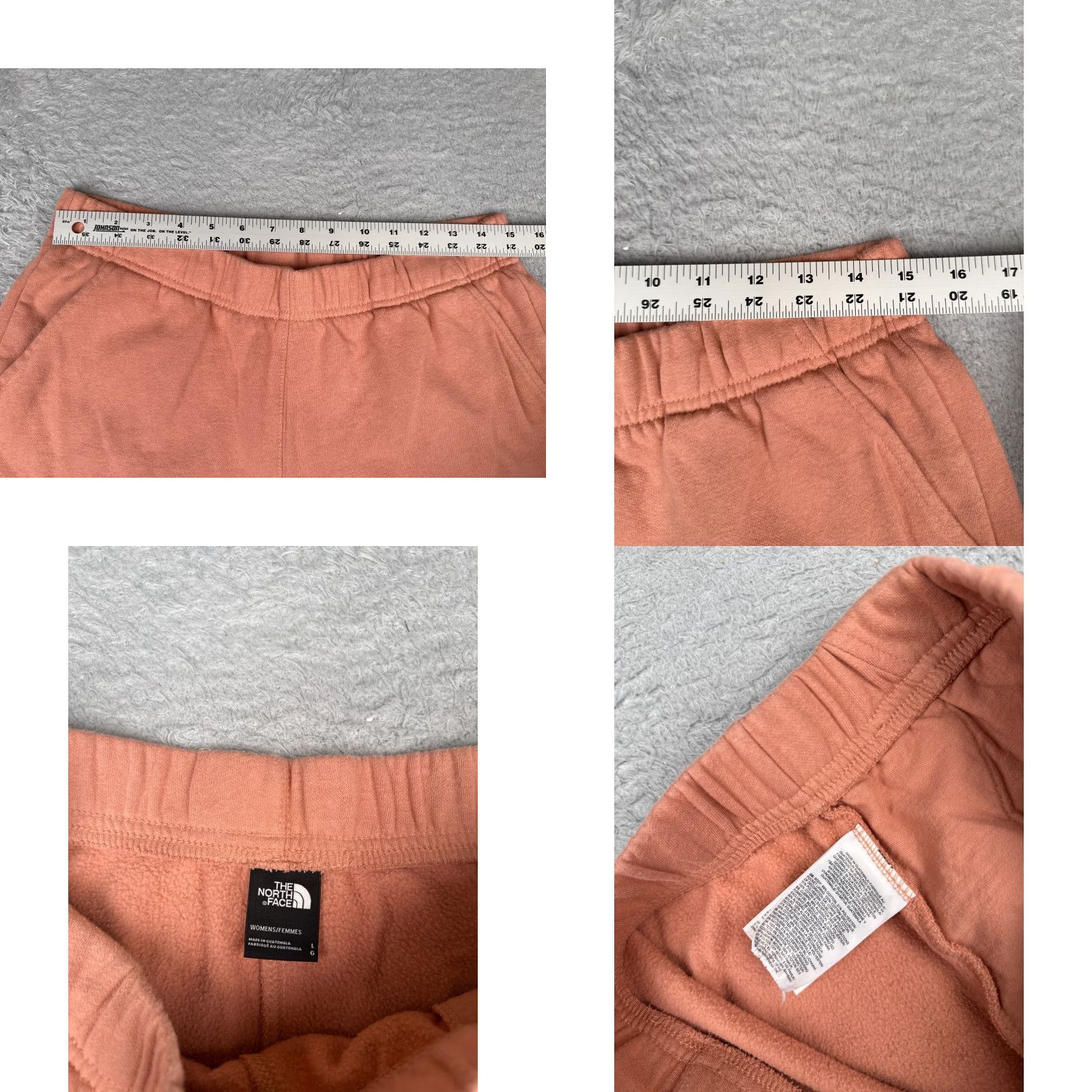 The North Face The North Face Shorts Women L Coral Half Dome Fleece Short Cotton Blend Size 36" / US 14 / IT 50 - 8 Thumbnail