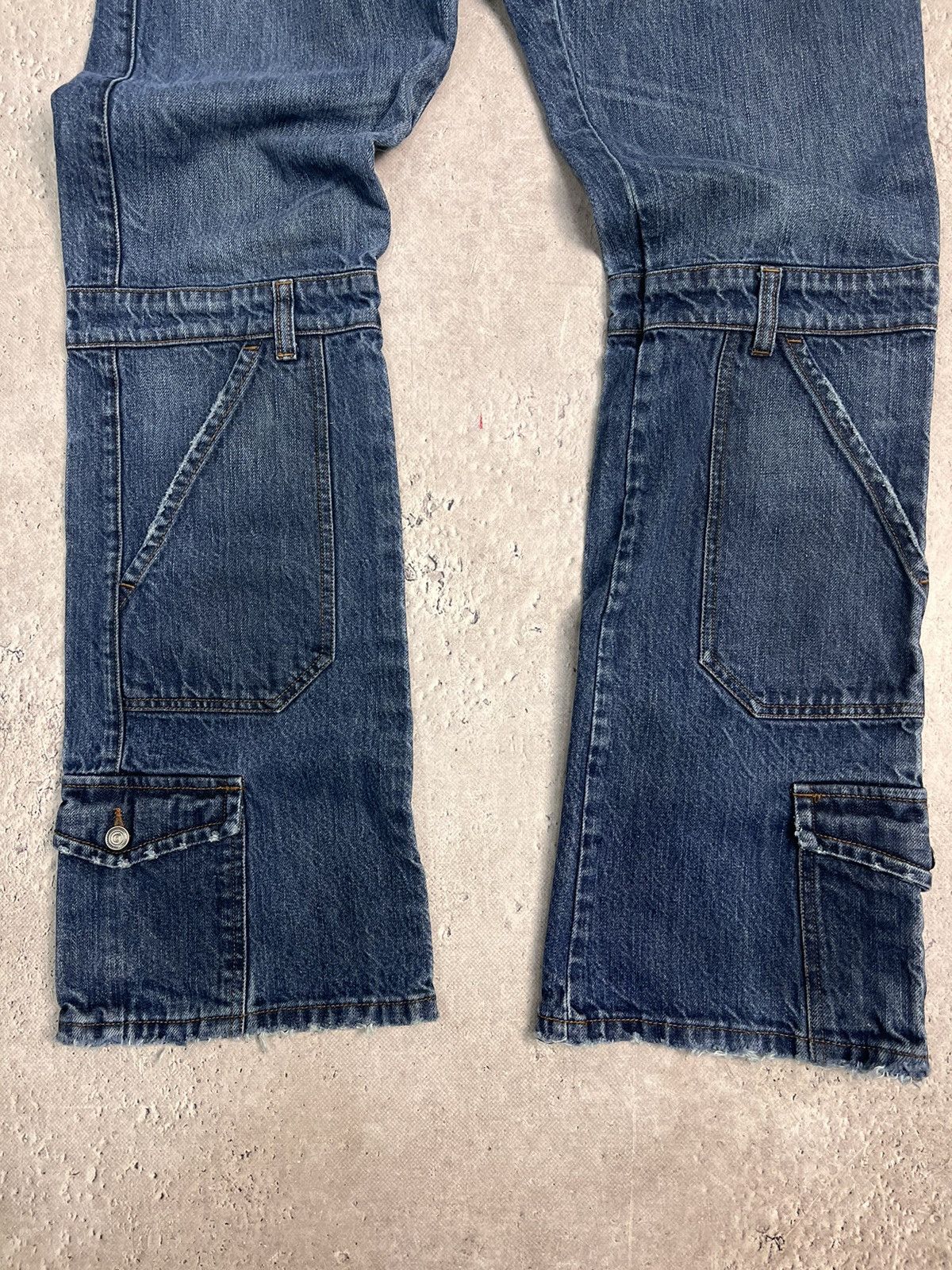 14th Addiction × Japanese Brand × Le Grande Bleu (L.G.B.) Junya Watanabe G Star Style Raw Bondage GOA Cargo Pants Size US 32 / EU 48 - 5 Thumbnail