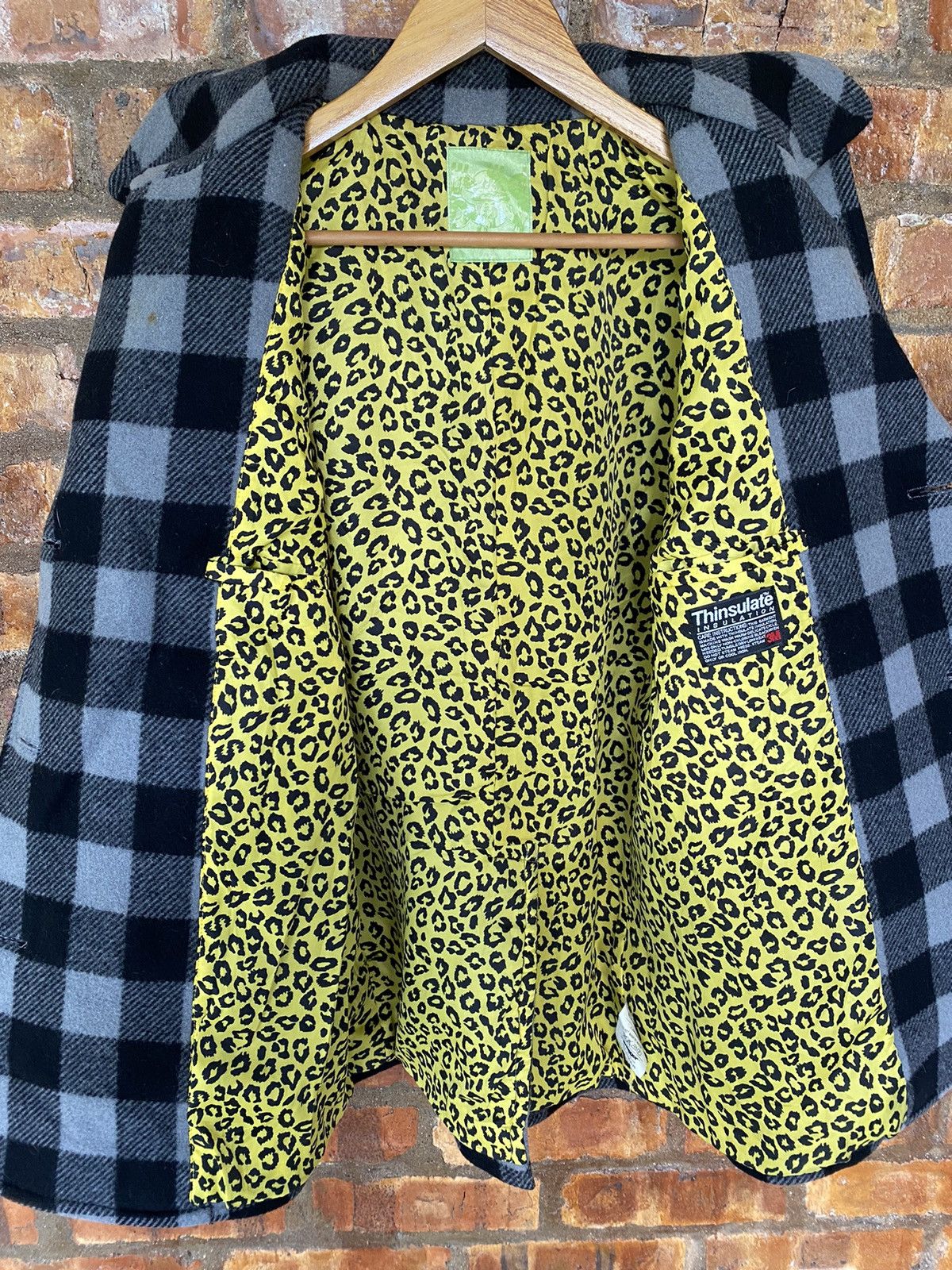 Swagger AW06 checked leopard print thinsulate coat Size US L / EU 52-54 / 3 - 12 Thumbnail