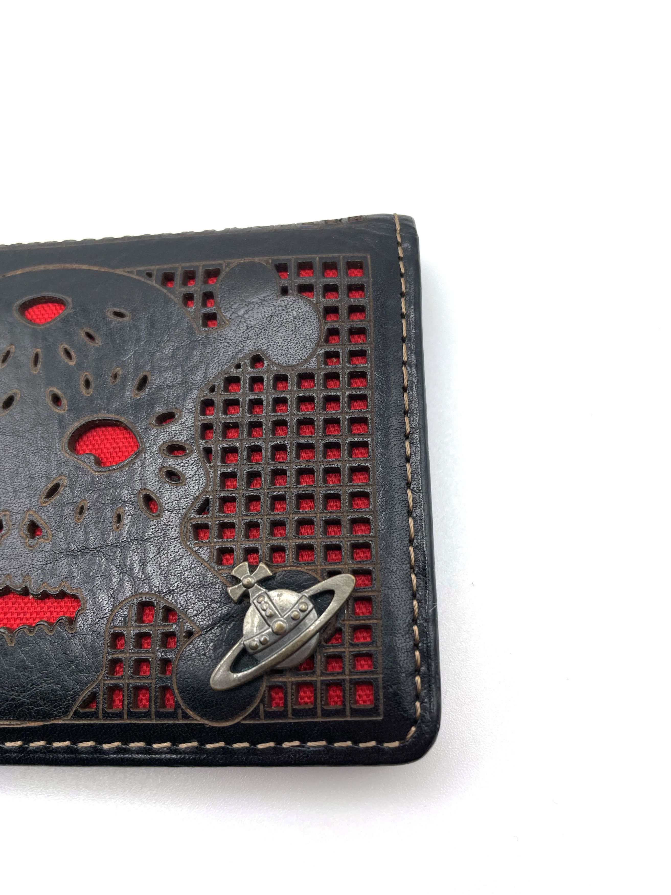 Vivienne Westwood Skull Orb Leather Wallet Size ONE SIZE - 3 Thumbnail