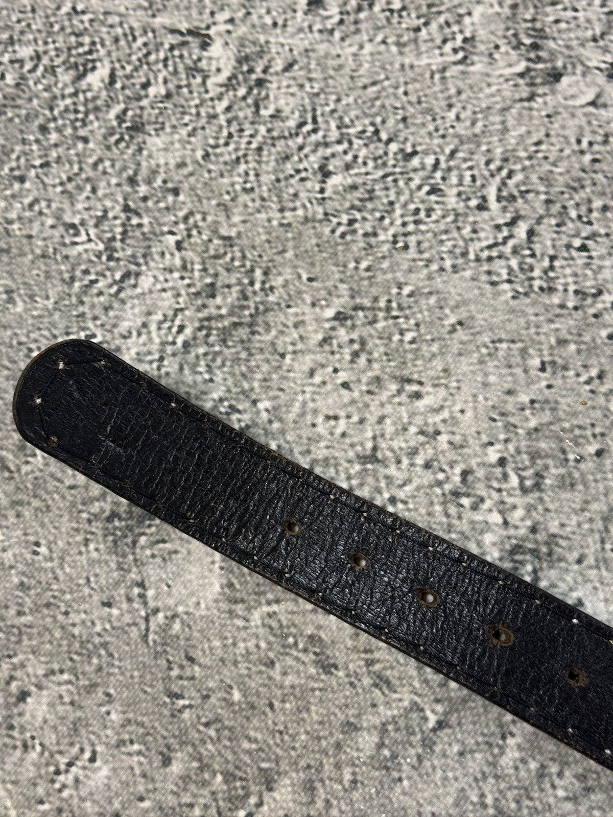 True Religion True Religion belt leather black Y2K thick stitching Size ONE SIZE - 7 Thumbnail