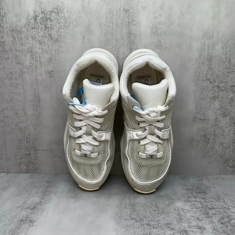 Chanel Chanel Beige Sneakers Size 36 -2505 Size US 6 / IT 36 - 6 Thumbnail
