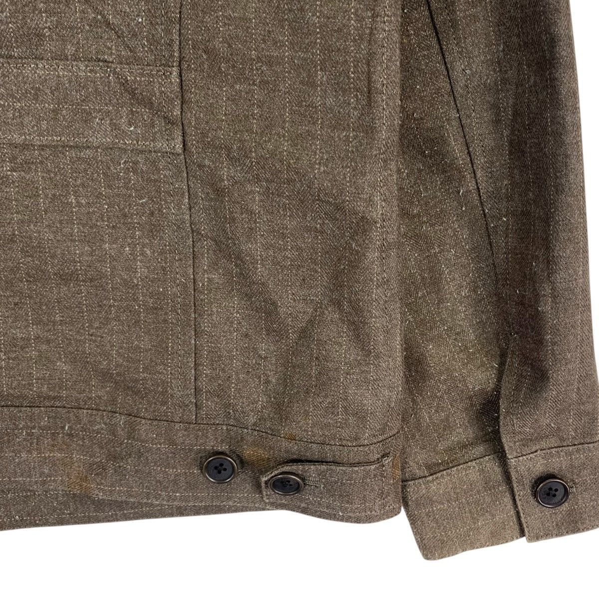 Japanese Brand Vintage NR Deuxieme Button Sherpa Jacket Size US M / EU 48-50 / 2 - 11 Thumbnail