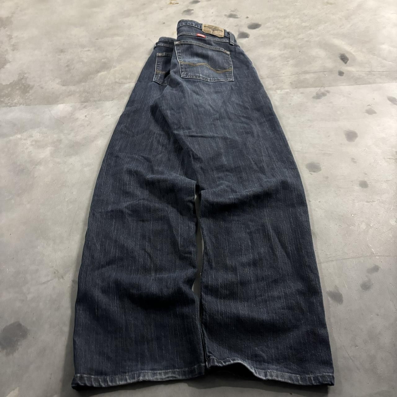 Vintage Crazy Vintage Y2K/2000s Grunge Dark Wash Denim Jeans! 33x30 Size US 33 - 4 Thumbnail