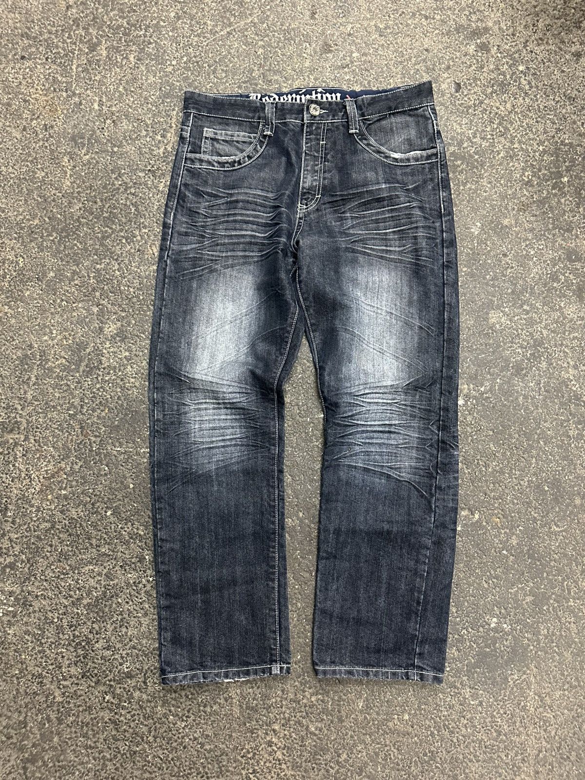 Vintage Y2K grunge baggy jeans Size US 33 - 9 Thumbnail