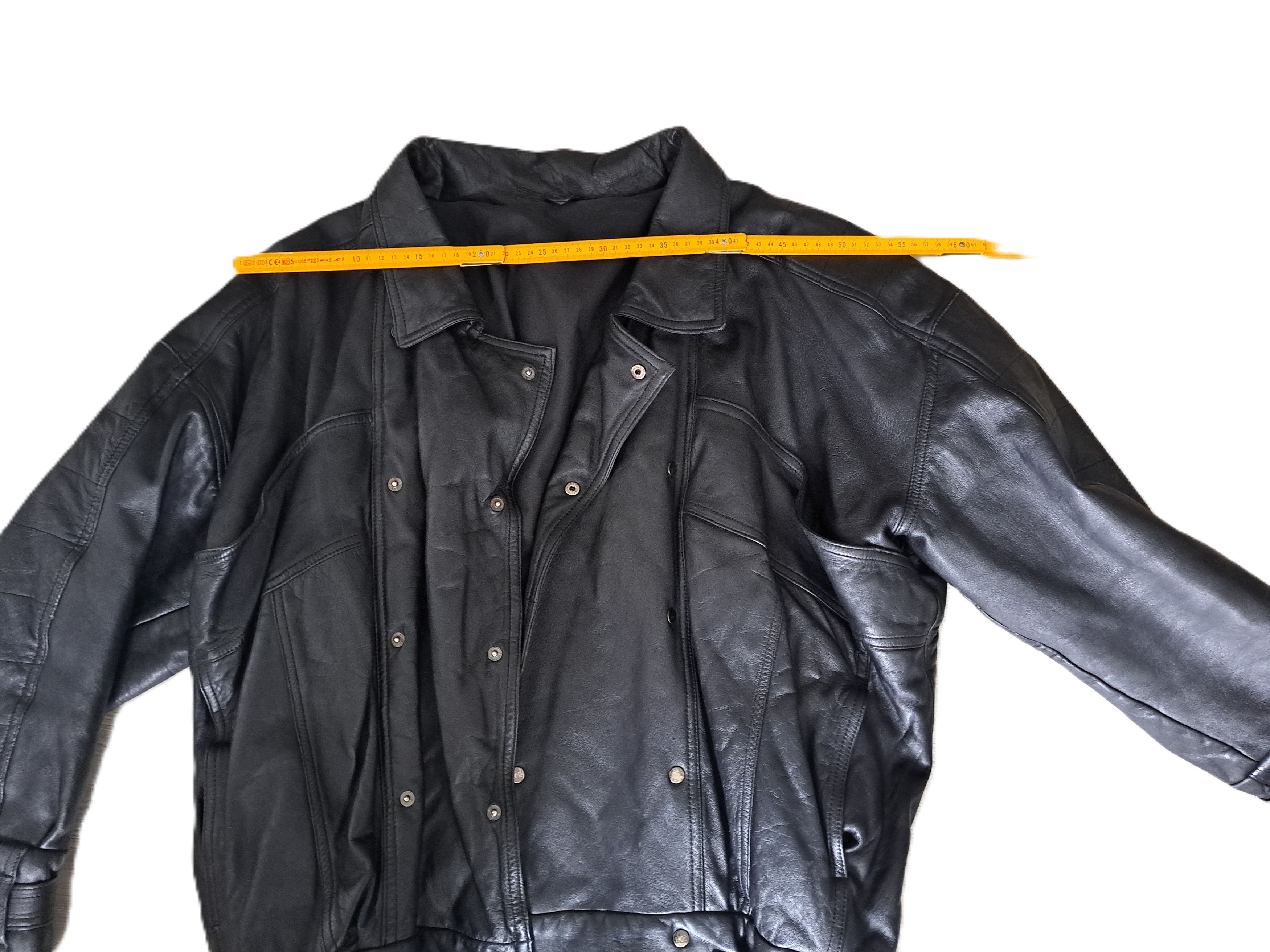 Other Oversized biker jacket made of genuine leather Size US L / EU 52-54 / 3 - 4 Thumbnail