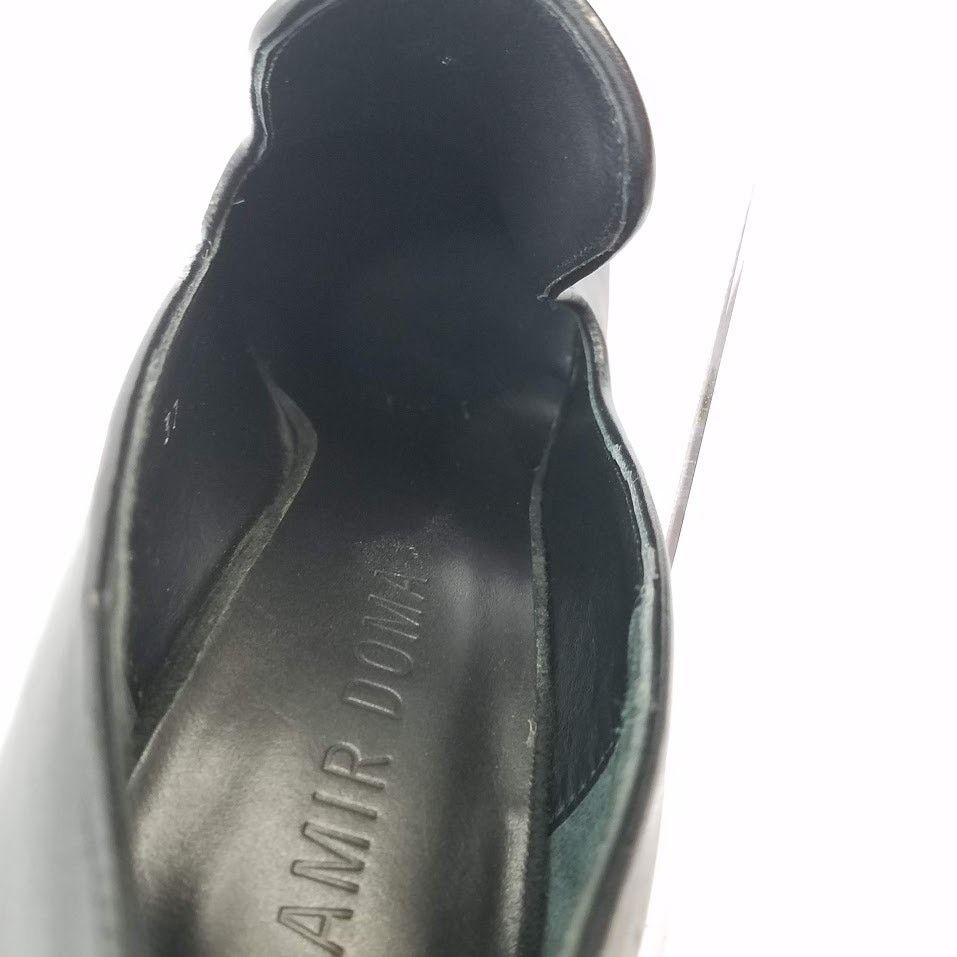 Damir Doma Womens Made in Italy Black Leather Pumps Shoes Size 37 Size US 7 / IT 37 - 10 Thumbnail