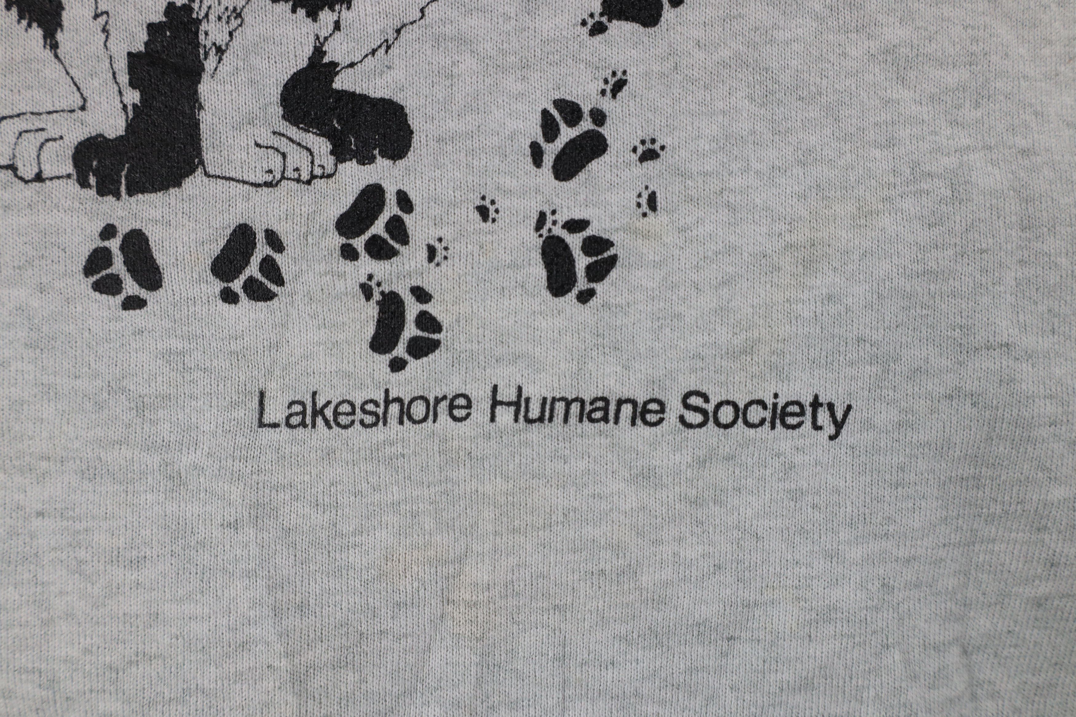 Vintage Vintage 90s Streetwear Humane Society Dog Cat Sweatshirt Size XL / US 12-14 / IT 48-50 - 5 Thumbnail