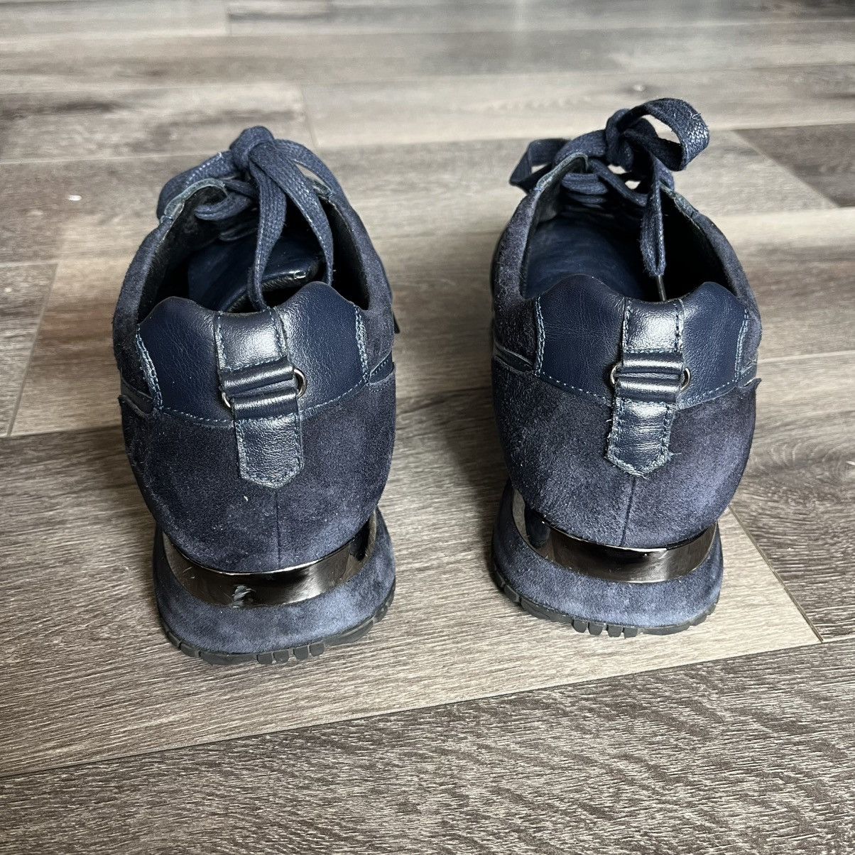 Other Marc Nolan Ash Navy Suede Leather Trainers Runners Shoes Size US 8 / EU 41 - 4 Thumbnail