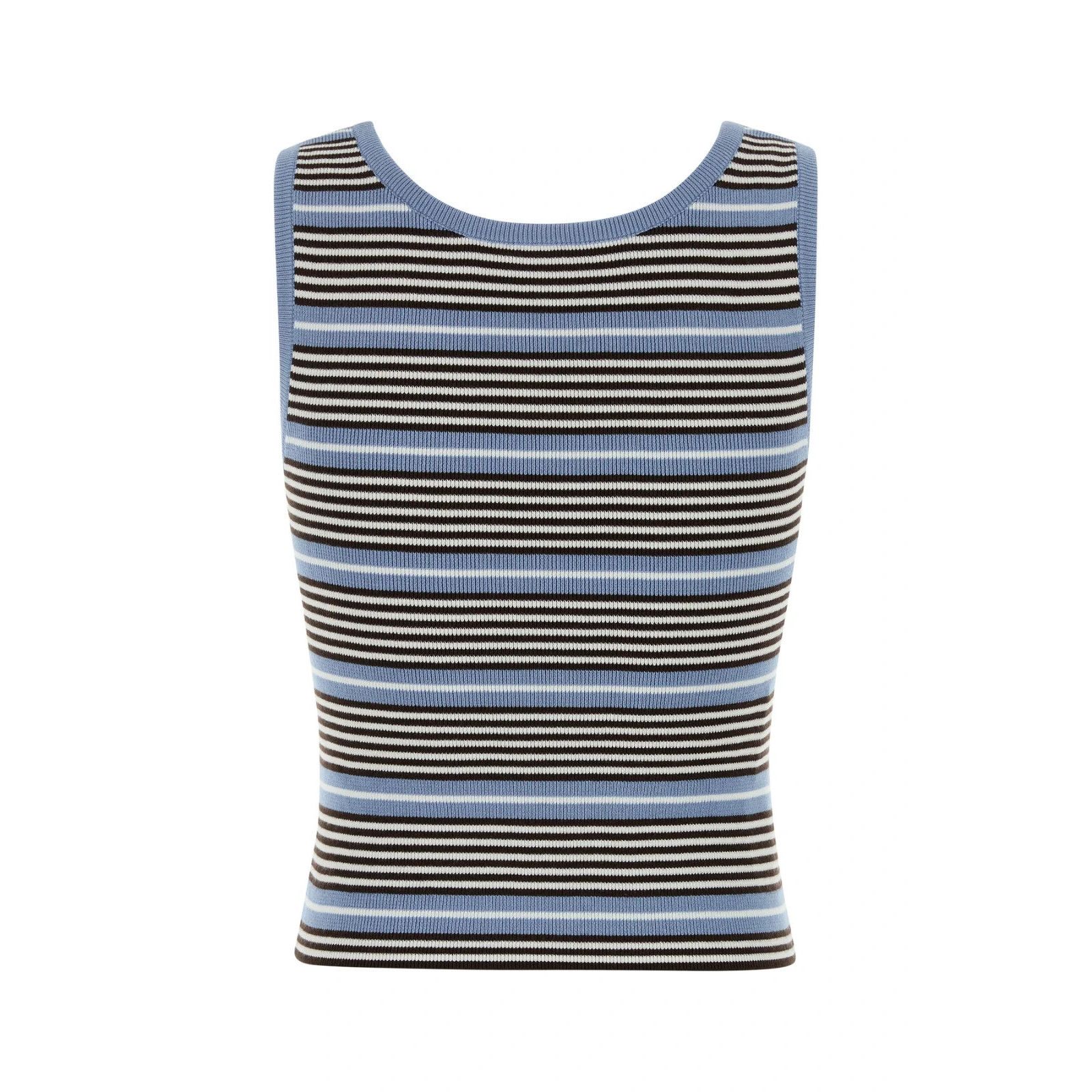 Prada PRADA Embroidered Cotton Blend Tank Top New & Authentic (Wom Size S / US 4 / IT 40 - 2 Thumbnail