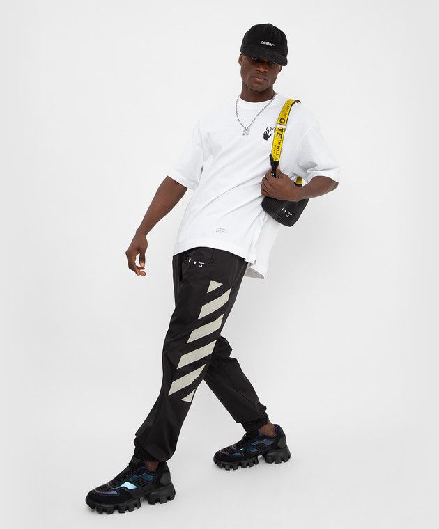 Off-White White Caravaggio Arrows Oversized Skate T-Shirt Size US XL / EU 56 / 4 - 3 Thumbnail