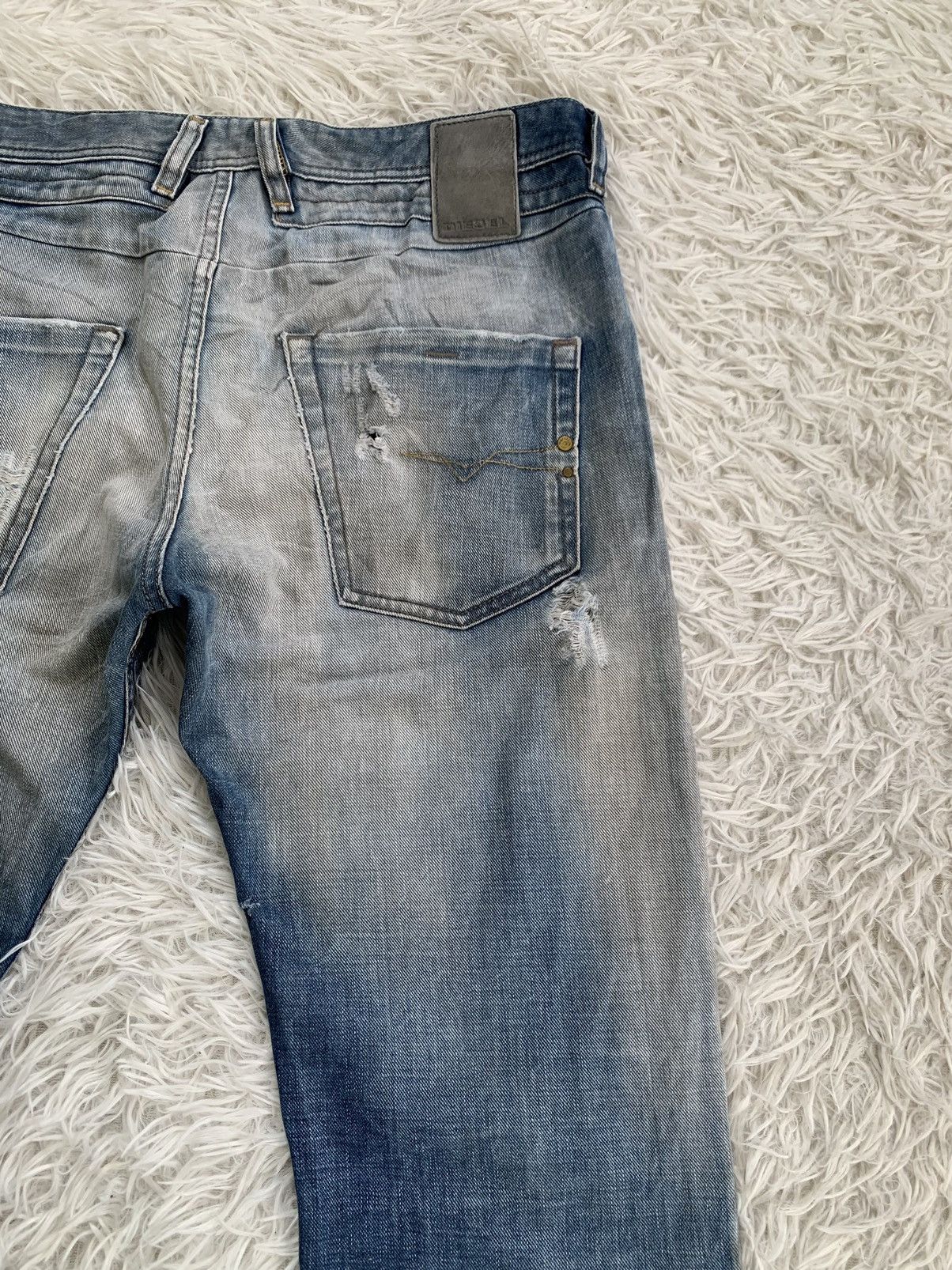 Diesel Distress Diesel Blue Eyecons 2014/1 Edition Denim Pant Size US 35 - 9 Thumbnail