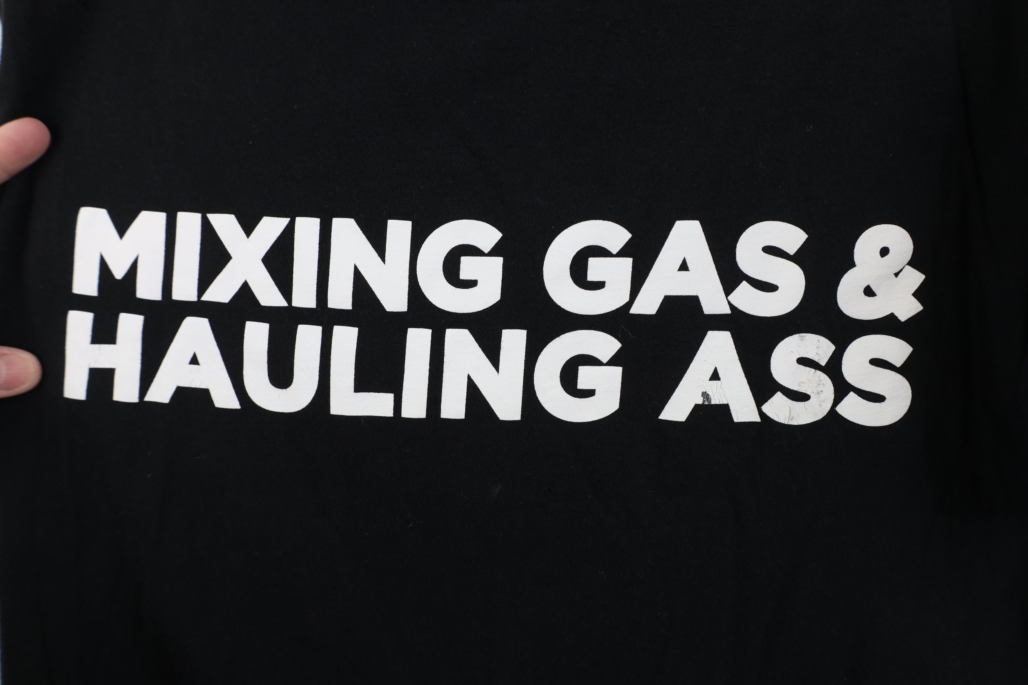 Vintage FMF Flying Machine Factory Mixing Gas Hauling Ass T-Shirt Size US M / EU 48-50 / 2 - 8 Thumbnail