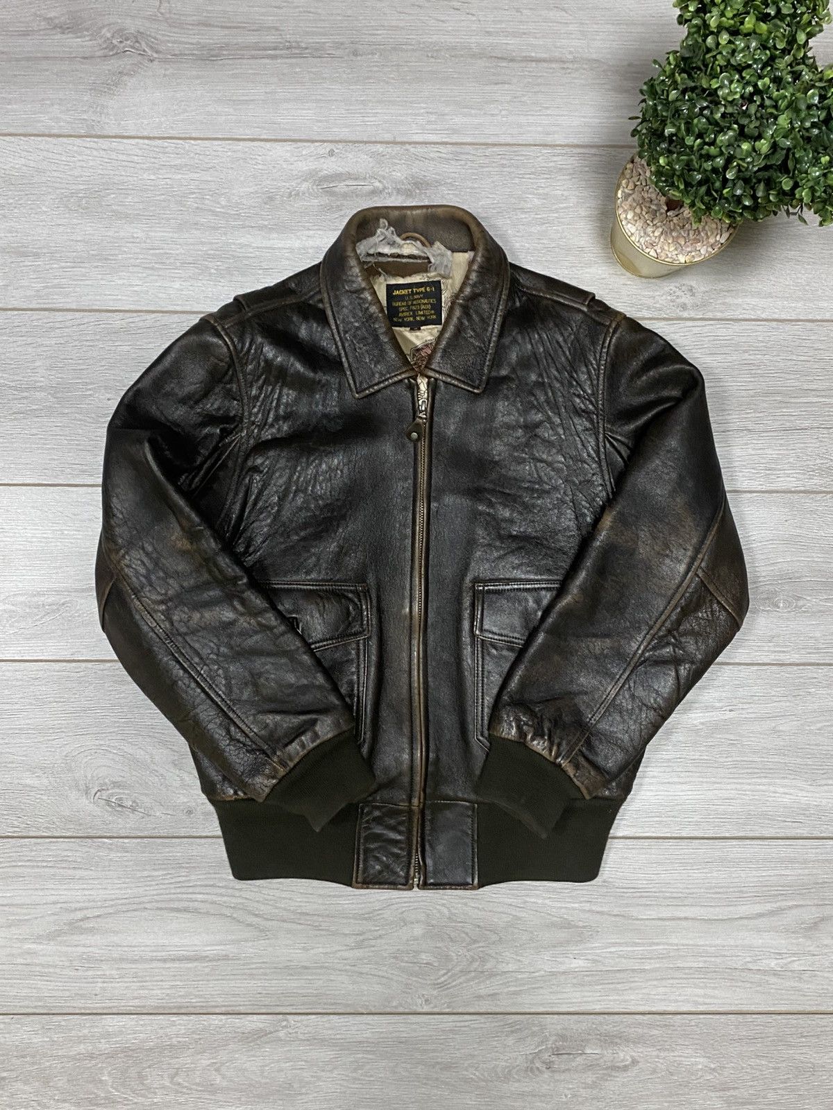 Avirex Vintage Avirex leather jacket Size US M / EU 48-50 / 2 - 1 Thumbnail