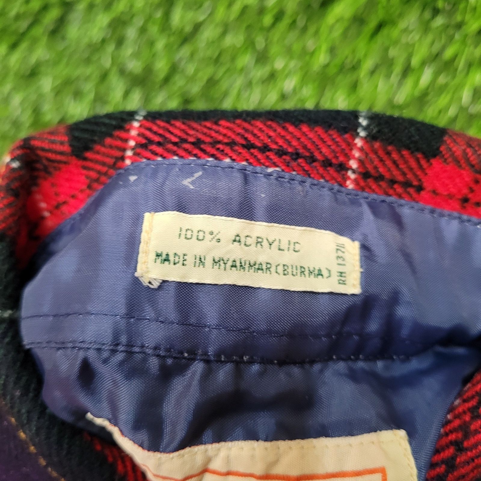 Other VTG 90s Grunge Plaid Flannel Shirt Medium Baggy (Fits Large) Size US M / EU 48-50 / 2 - 4 Thumbnail