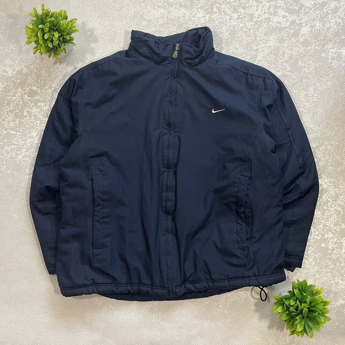 Nike Nike y2k Vintage Big Logo Light Micro Puffer Jacket Size US L / EU 52-54 / 3 - 3 Thumbnail