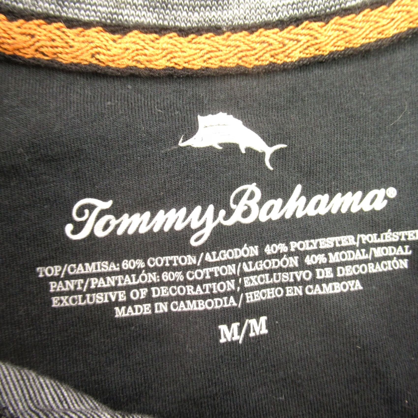 Tommy Bahama Tommy Bahama Sweater Mens Medium Long Sleeve Pullover Gray Henley Shirt Pullover Authentic Casual Knit Logo Button Crew Neck All Seasons Regular Fit Size US M / EU 48-50 / 2 - 3 Thumbnail