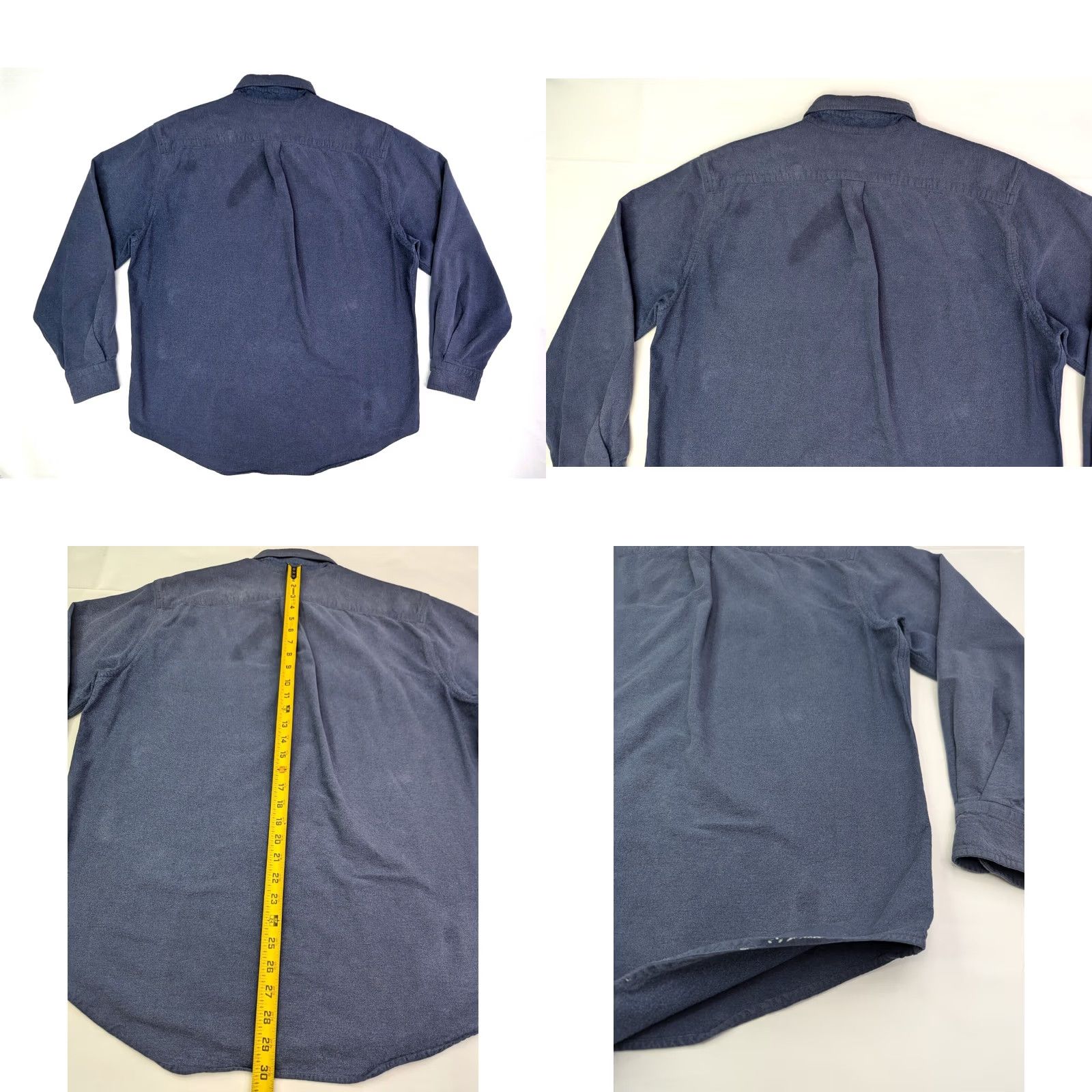 Lands' End Lands' End Button-Up Shirt Men L Blue Flannel Thermal Casual Long Sleeve Size US L / EU 52-54 / 3 - 8 Thumbnail