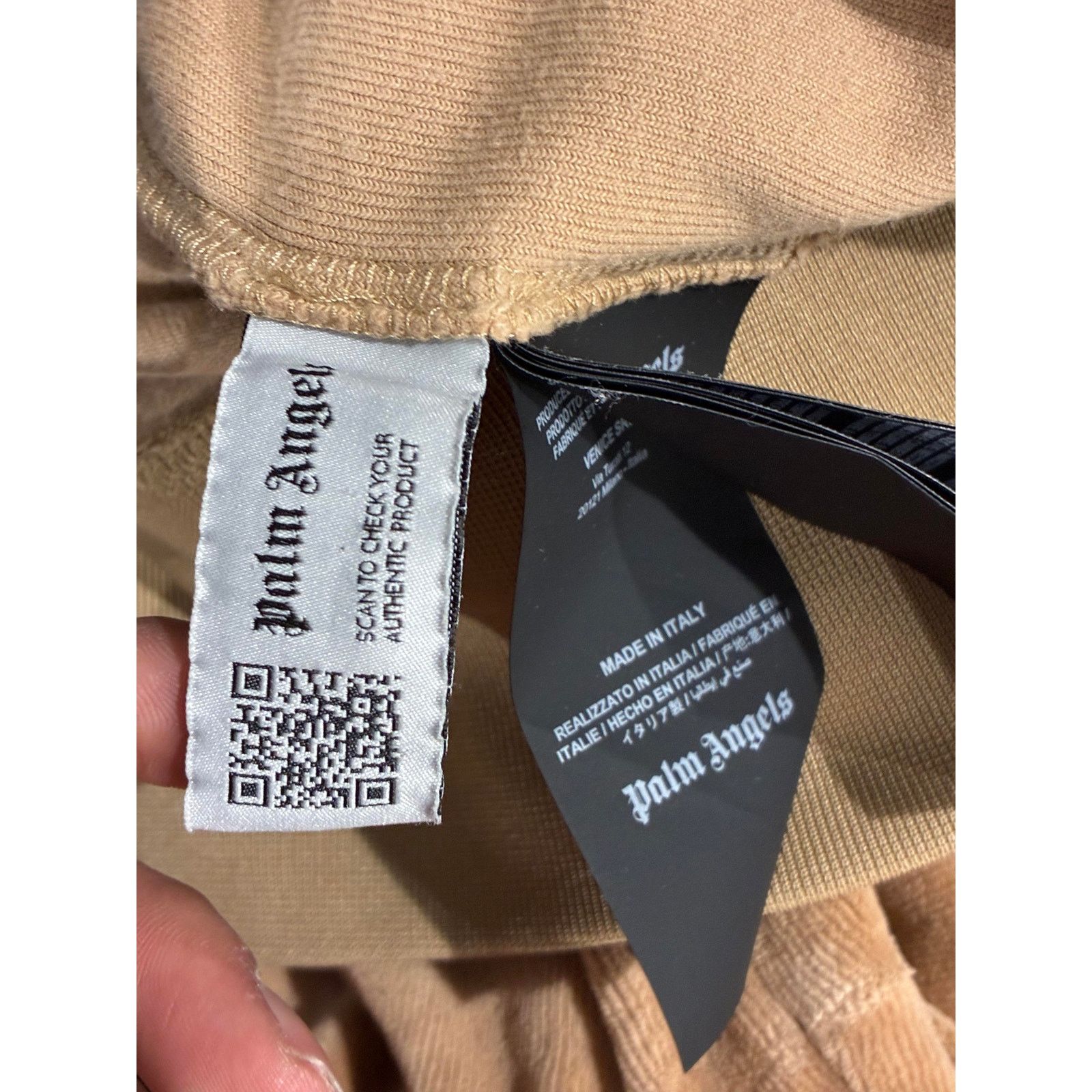 Palm Angels Palm Angels Velour Rainbow Beige Track Suit Size US M / EU 48-50 / 2 - 3 Thumbnail