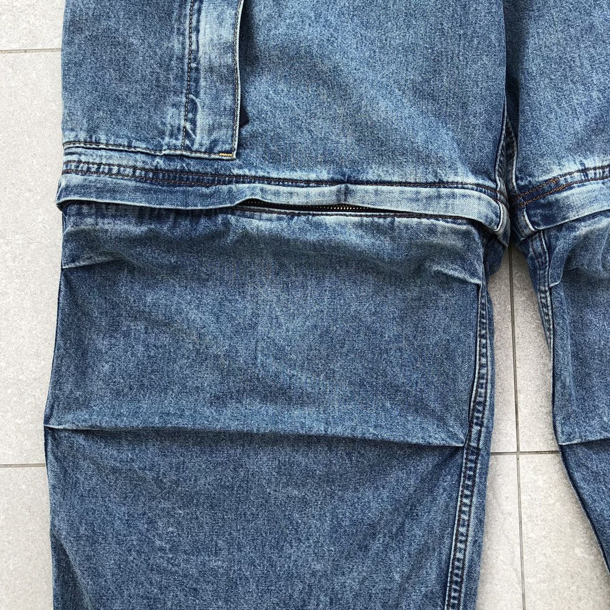 Undercover Undercover x GU Denim Convertible Wide Cargo Pants Size US 34 / EU 50 - 7 Thumbnail