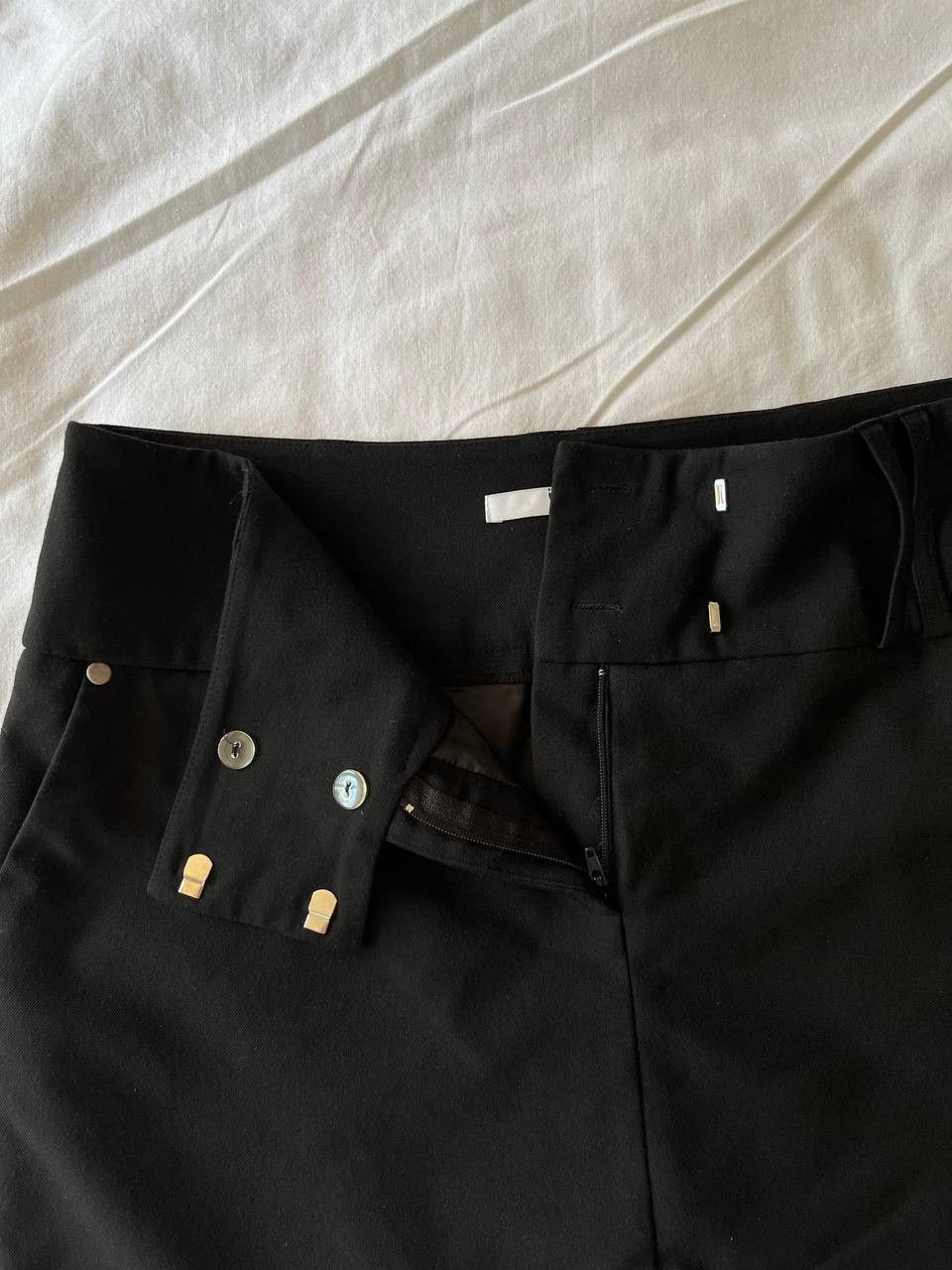 Other I Say black knee-lendth straight Asta skirt with pockets Size 28" / US 6 / IT 42 - 4 Thumbnail