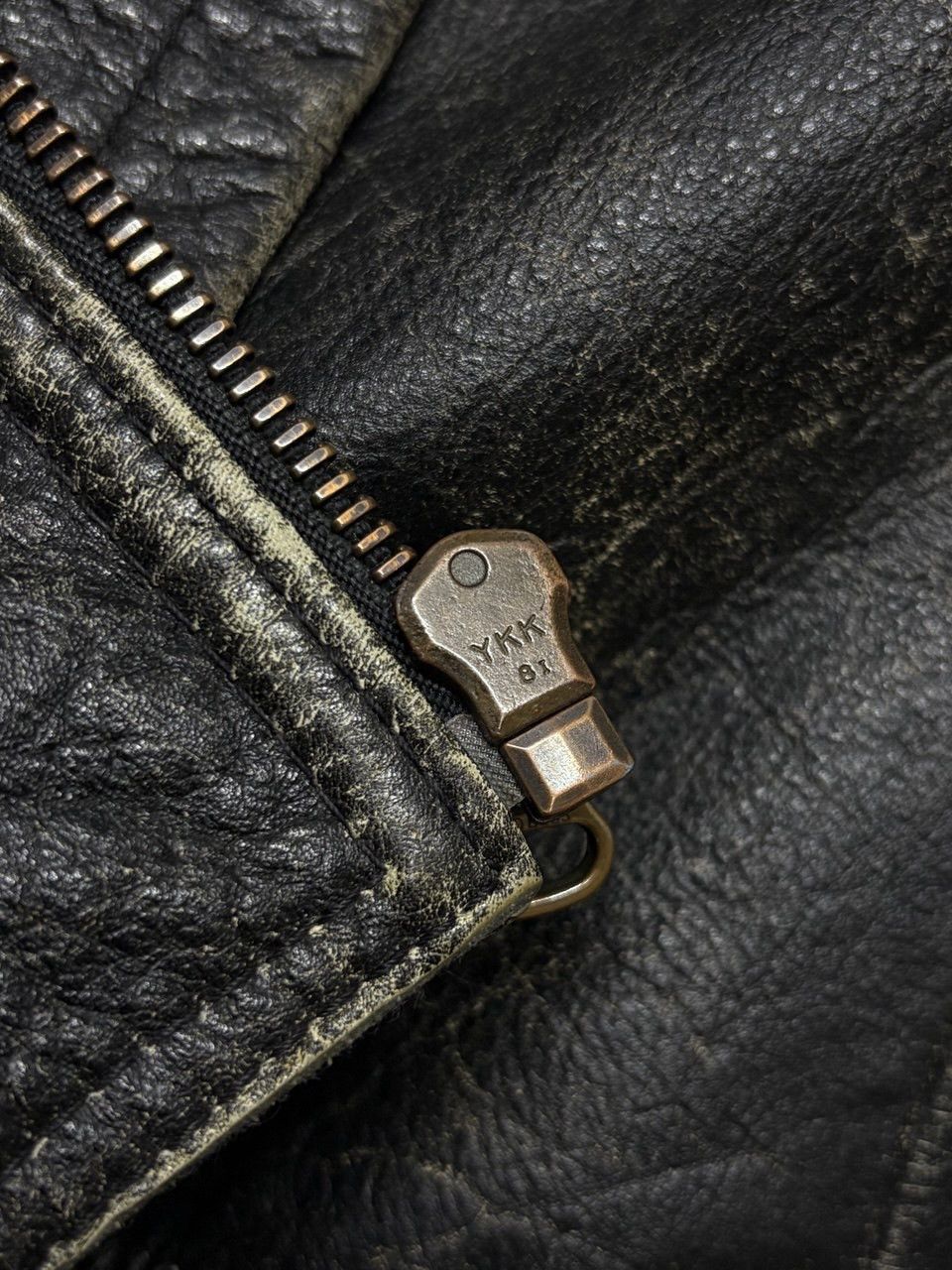 Hugo Boss Vintage 90s Hugo Boss Avant Garde Heavy Leather Jacket Size US M / EU 48-50 / 2 - 22 Thumbnail