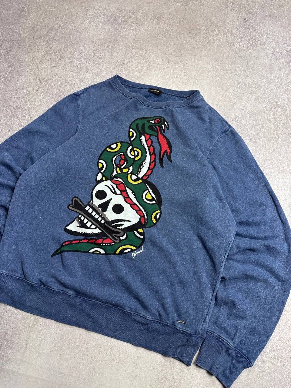 Other Vintage Diesel Old School Retro Y2K Sweatshirt L Size US M / EU 48-50 / 2 - 2 Thumbnail