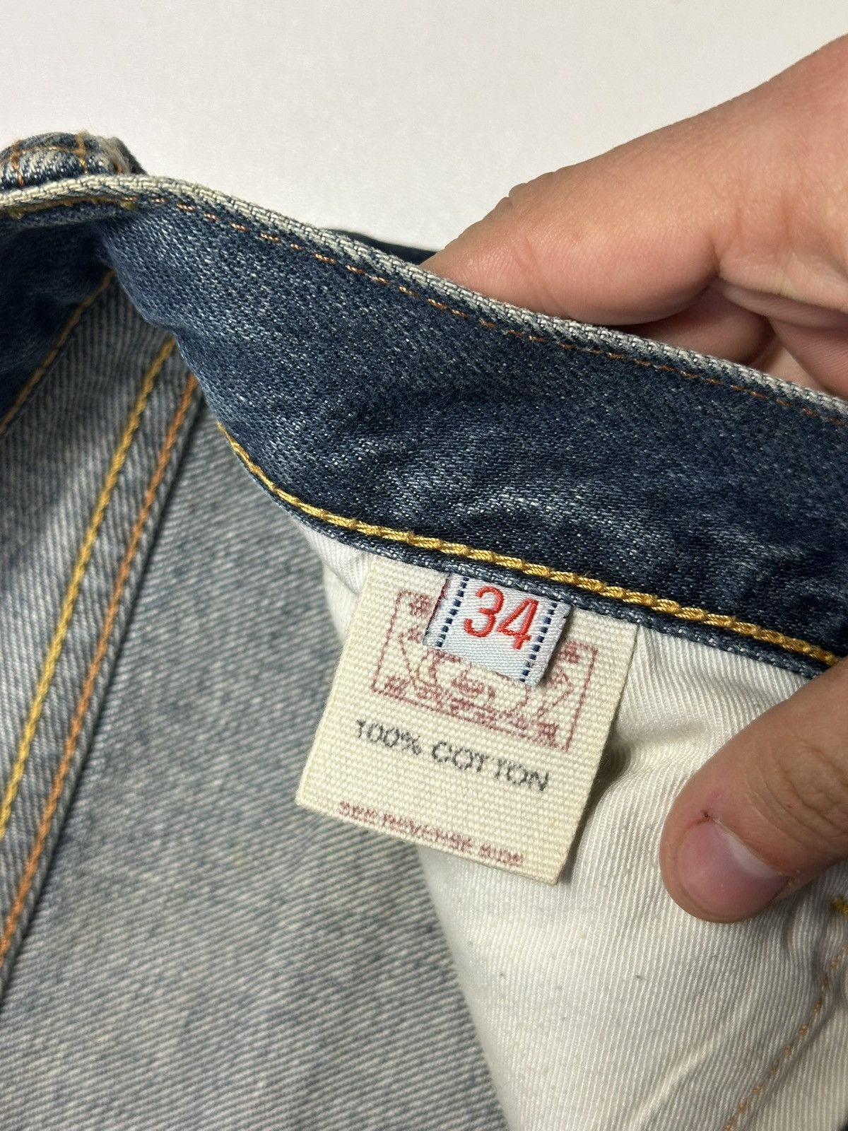 Evisu Vintage Evisu Seagull Selvedge Jeans Size US 34 / EU 50 - 14 Thumbnail