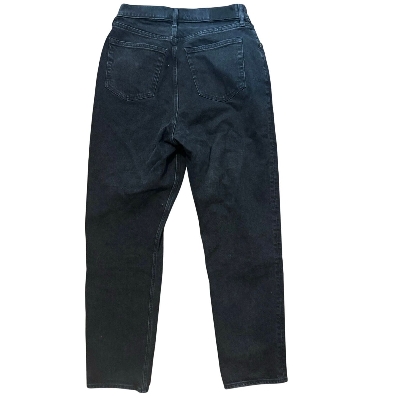 Abercrombie & Fitch Abercrombie & Fitch Dad High Rise Curve Love Jean Black 8R Size 30" / US 8 / IT 44 - 7 Thumbnail
