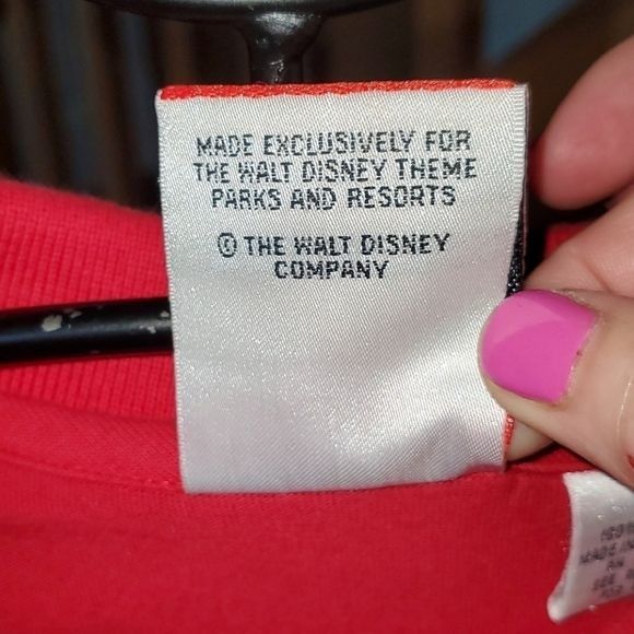 Disney Disney Vintage Mickey Inc Embroidered Mickey Mouse Sz. M Red Size US M / EU 48-50 / 2 - 4 Thumbnail