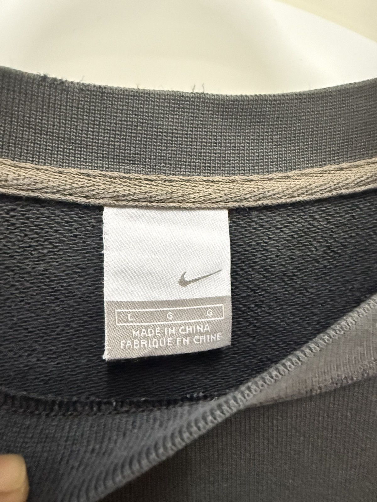 Nike 🔥 Nike Black Faded Distressed Sweatshirt - L Size US L / EU 52-54 / 3 - 6 Thumbnail