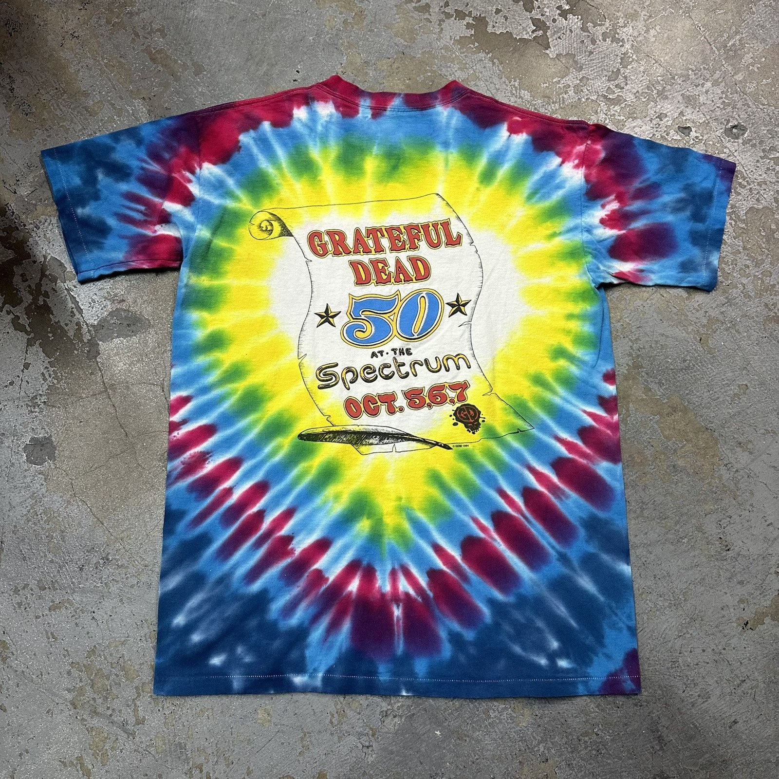 Band Tees × Vintage Vintage 1994 Grateful Dead At The Spectrum Band T-Shirt Size US XL / EU 56 / 4 - 4 Thumbnail