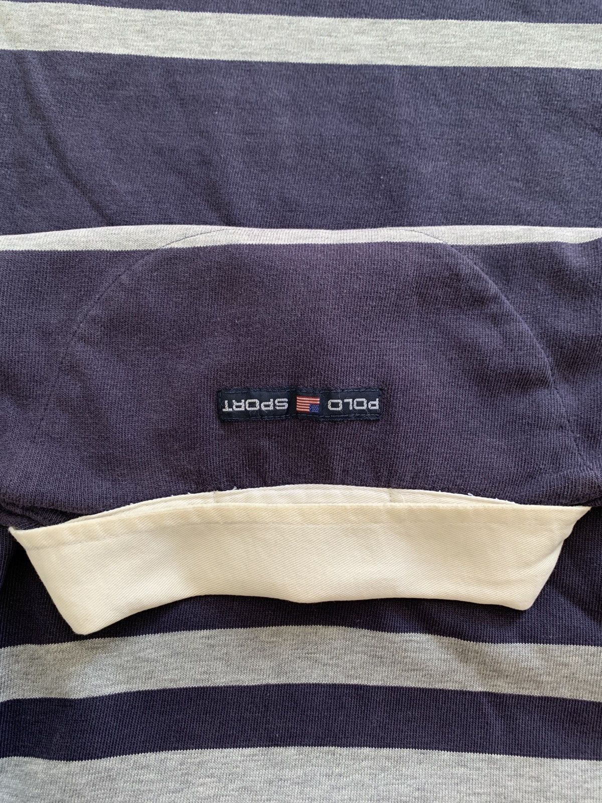 Polo Ralph Lauren Vintage Polo Sport P-67 Stripe Rugby Shirt Size US L / EU 52-54 / 3 - 8 Thumbnail