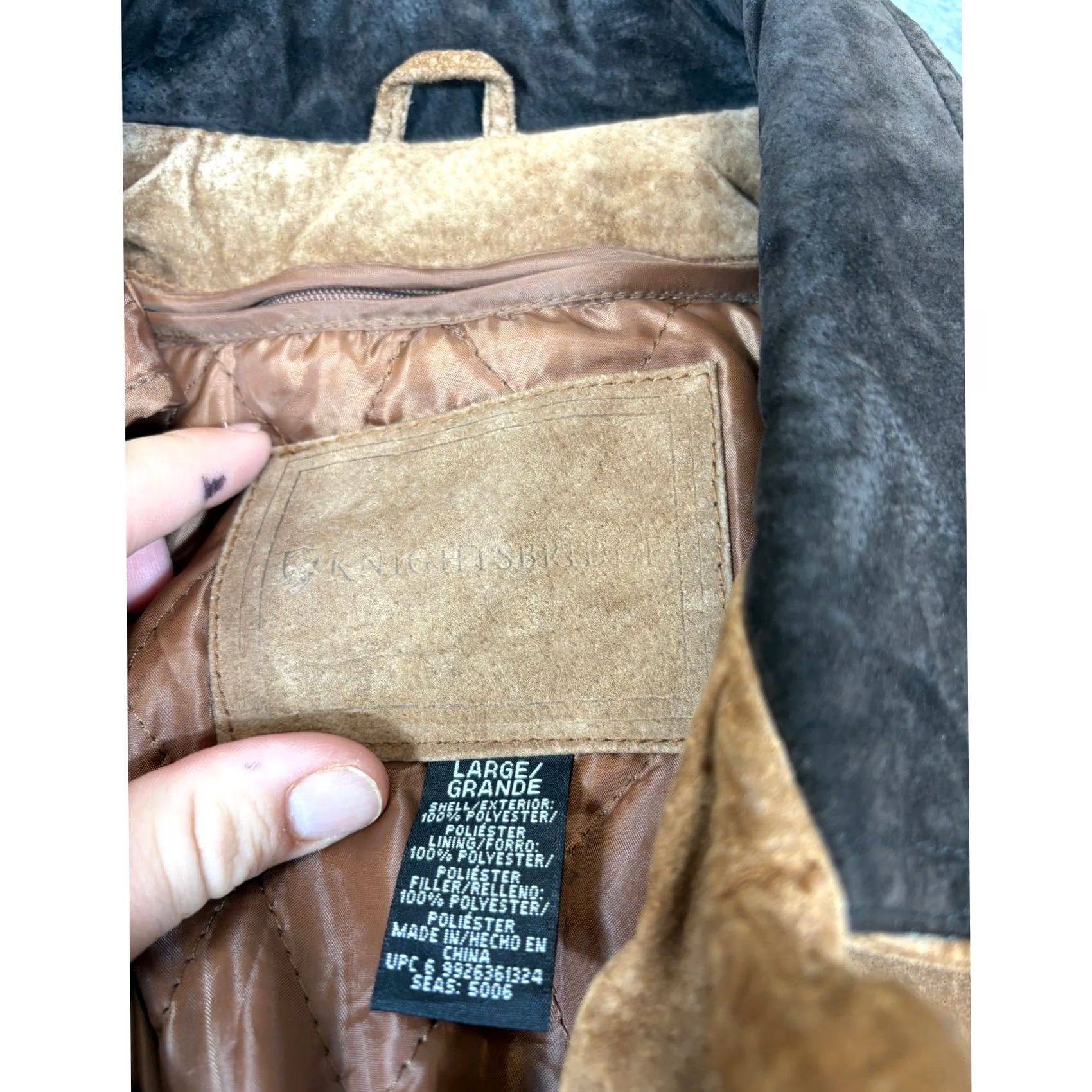 Etro VINTAGE Knightsbridge Jacket Mens Large Brown Faux Suede 90s Western Retro Casual Coat Size US L / EU 52-54 / 3 - 8 Thumbnail