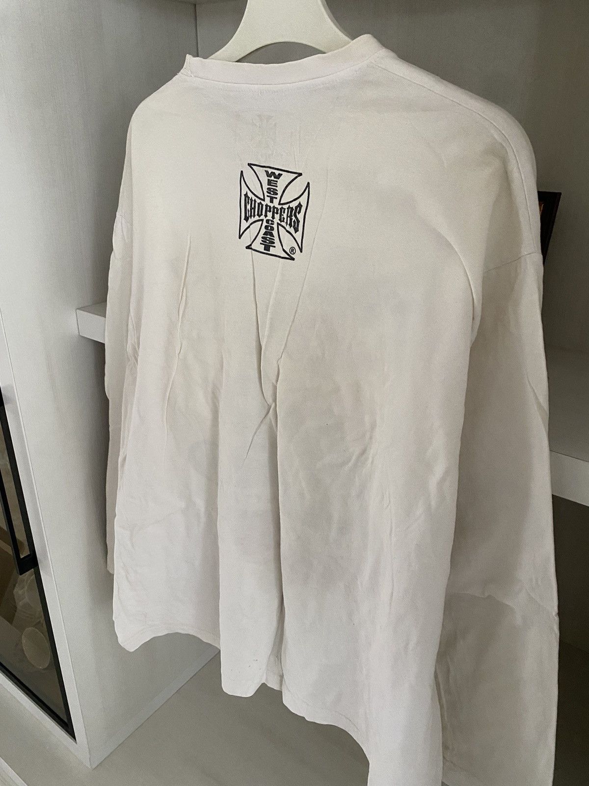 West Coast Choppers Vintage West Cost Choppers Crazy LongSleeve Y2K Big Logo Size US XXL / EU 58 / 5 - 9 Thumbnail