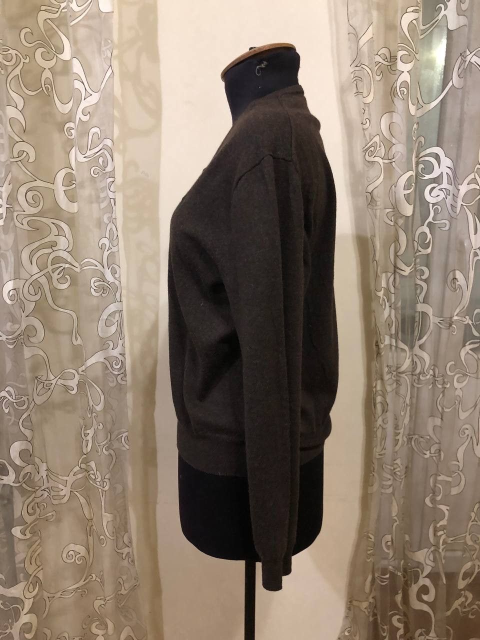 Polo Ralph Lauren Ralph Lauren Polo Sweater Brown V-Neck 100% Merino Wool Size M / US 6-8 / IT 42-44 - 8 Thumbnail