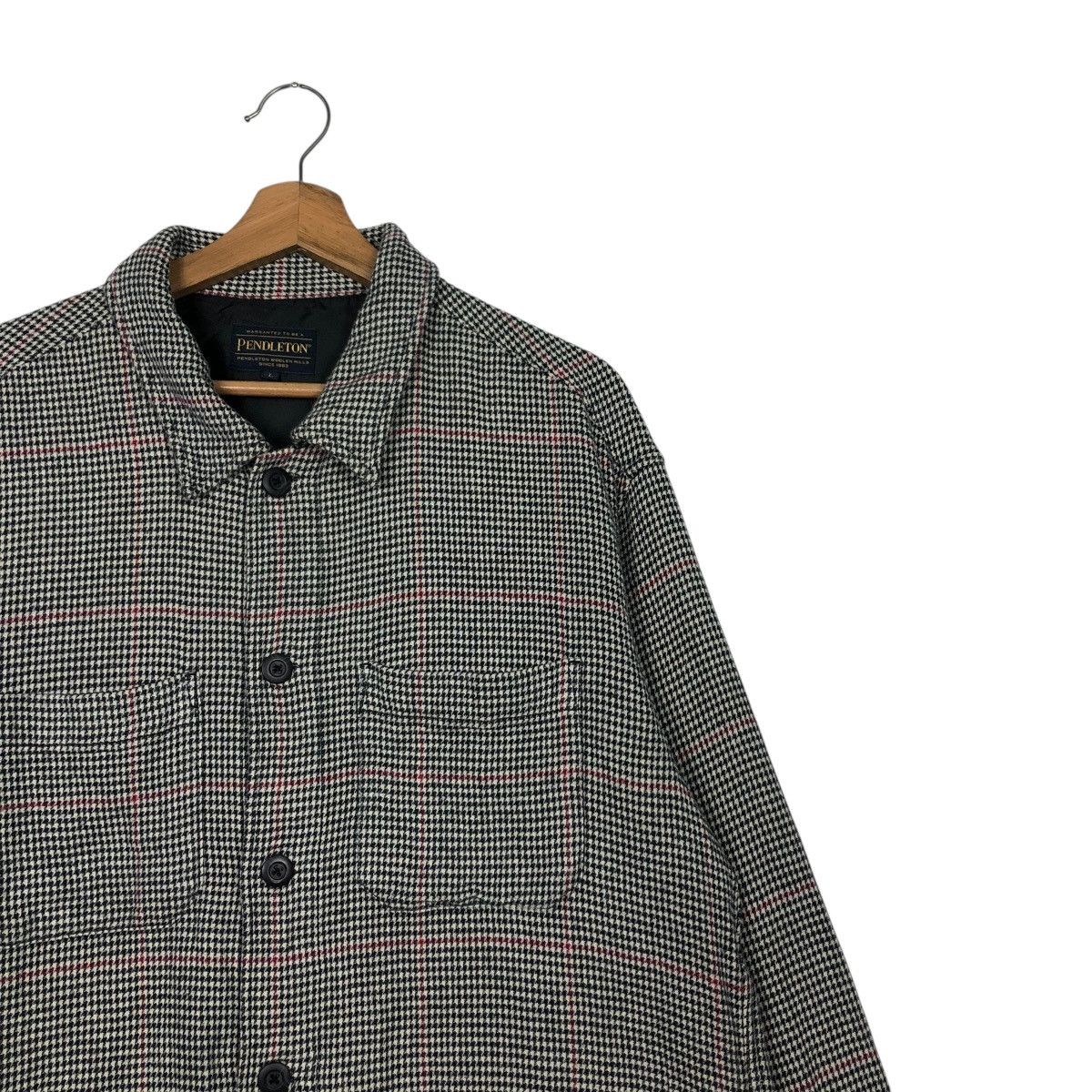 Pendleton 🔥VINTAGE CHORE WORK BUTTON JACKET PENDLETON TARTAN DESIGN Size US L / EU 52-54 / 3 - 8 Thumbnail