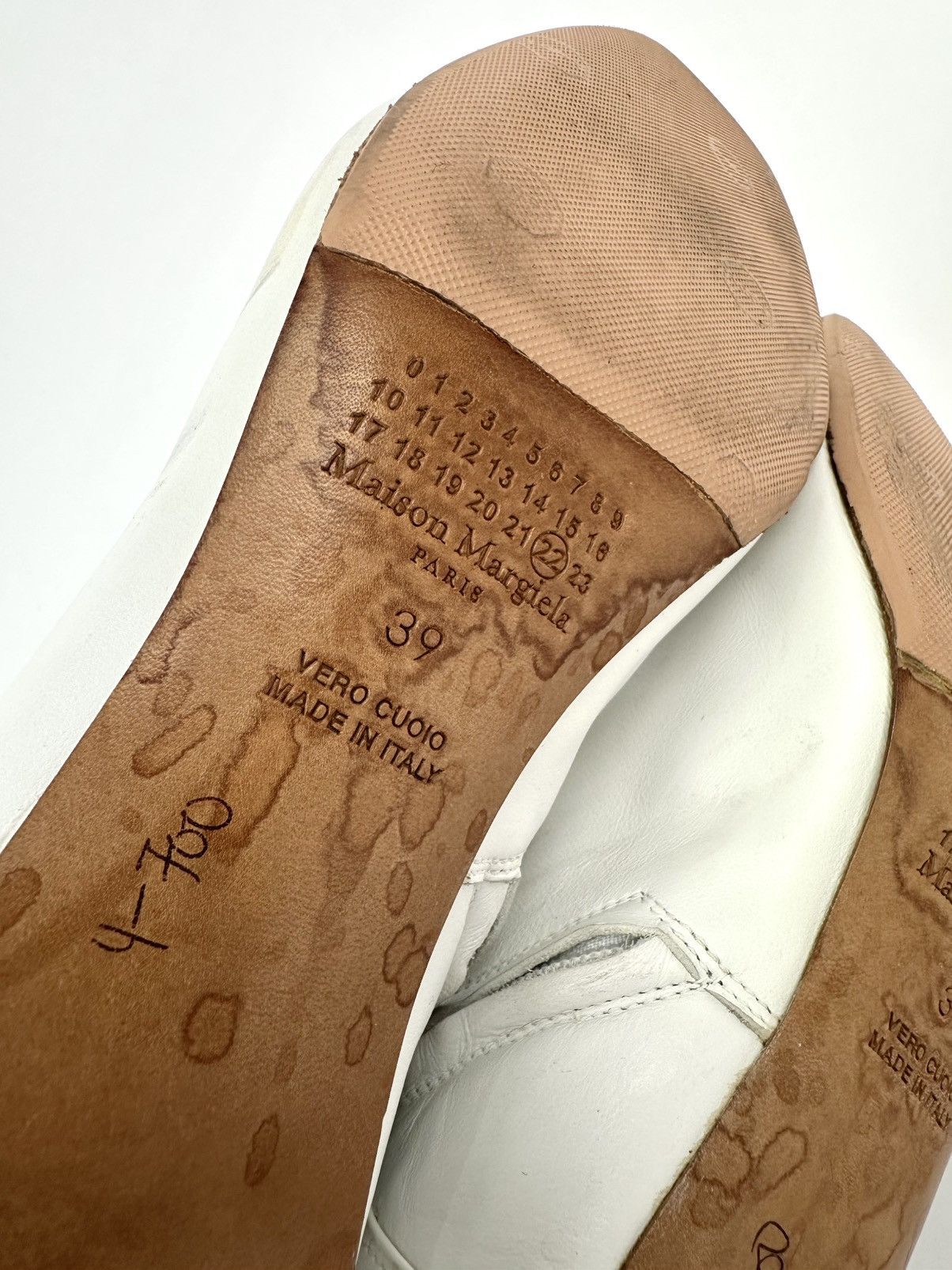 Maison Margiela Maison Margiela - Line 22 Boot Heels White Leather Side Zip Size US 9 / IT 39 - 7 Thumbnail