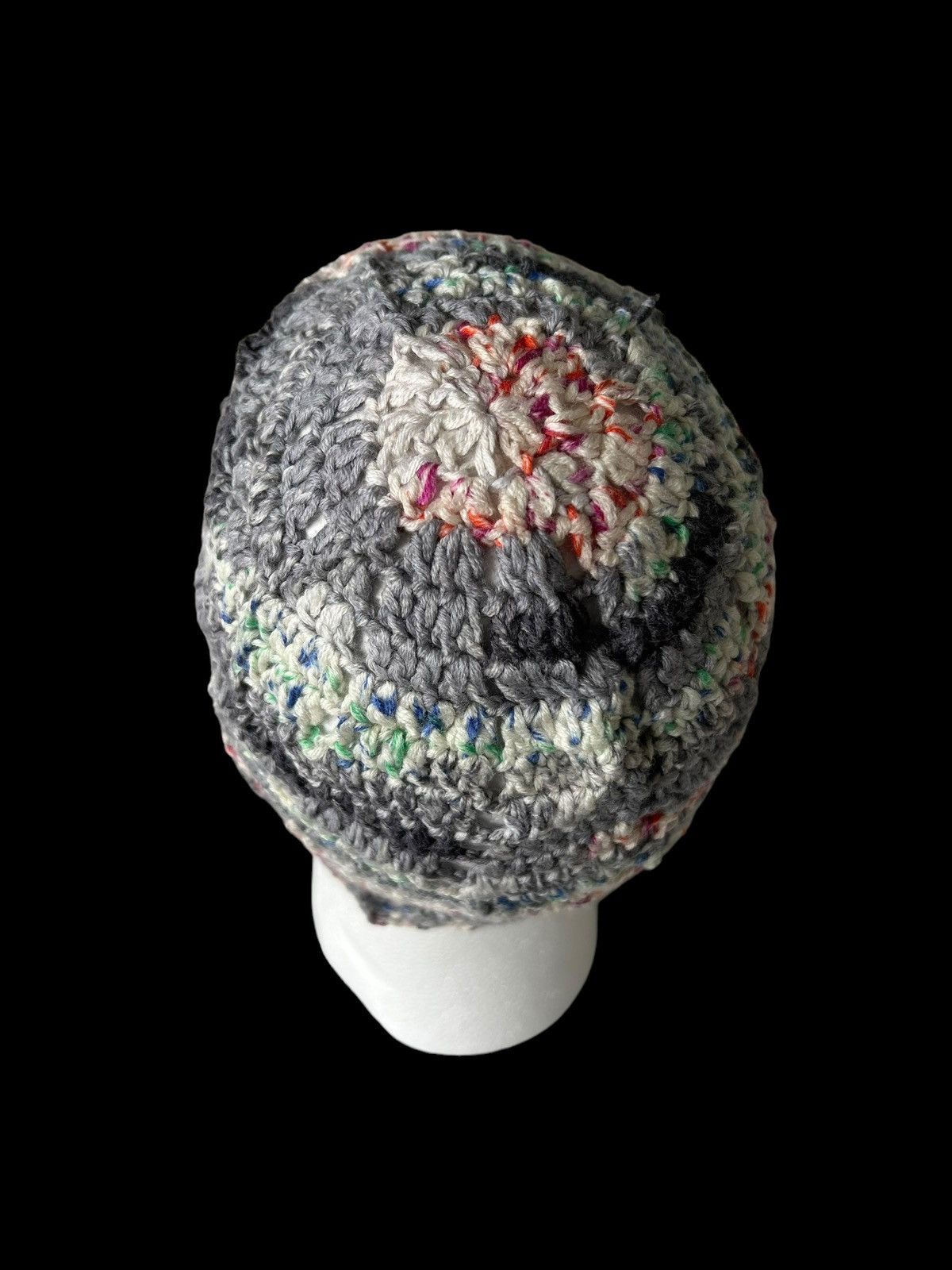 14th Addiction × Japanese Brand Crochet Knitted Distressed Design Handmade Beanie Hats Size ONE SIZE - 5 Thumbnail