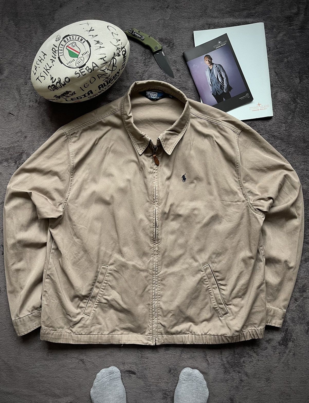 Polo Ralph Lauren × Ralph Lauren RALPH LAUREN JACKET COTTON VINTAGE STREETWEAR Size US XXL / EU 58 / 5 - 1 Thumbnail