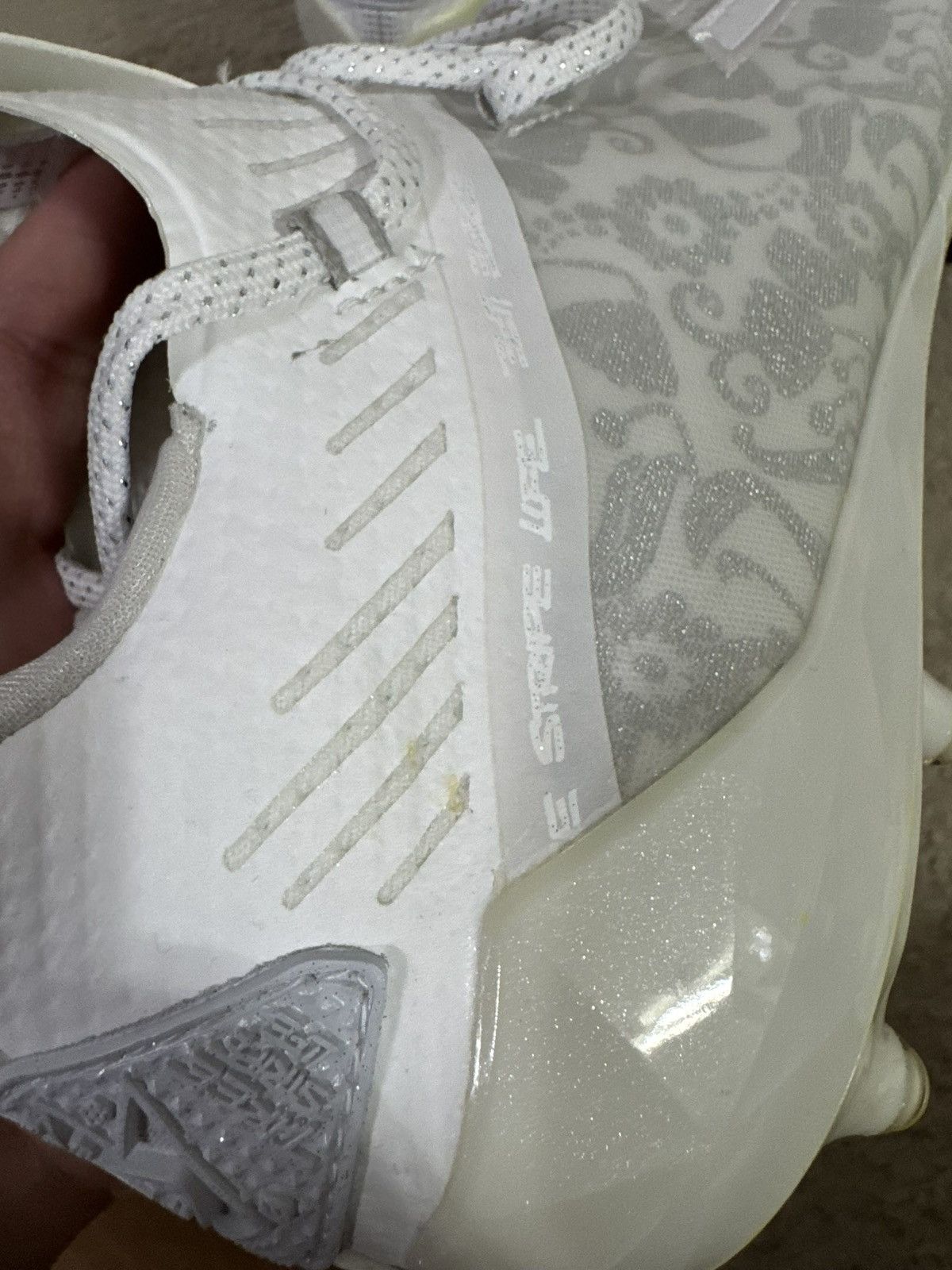 Adidas Adidas Adizero Cleat New Reign Clear Grey Size US 9.5 / EU 42-43 - 8 Thumbnail