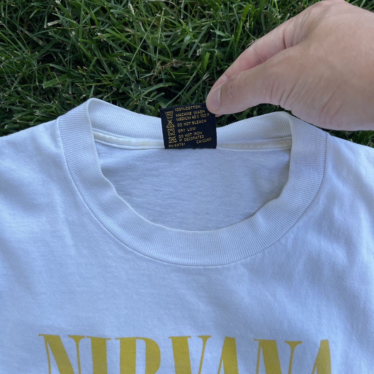 Brockum × Nirvana × Vintage Nirvana in utero vintage 1993 t-shirt - 100% authentic Size US XL / EU 56 / 4 - 6 Thumbnail