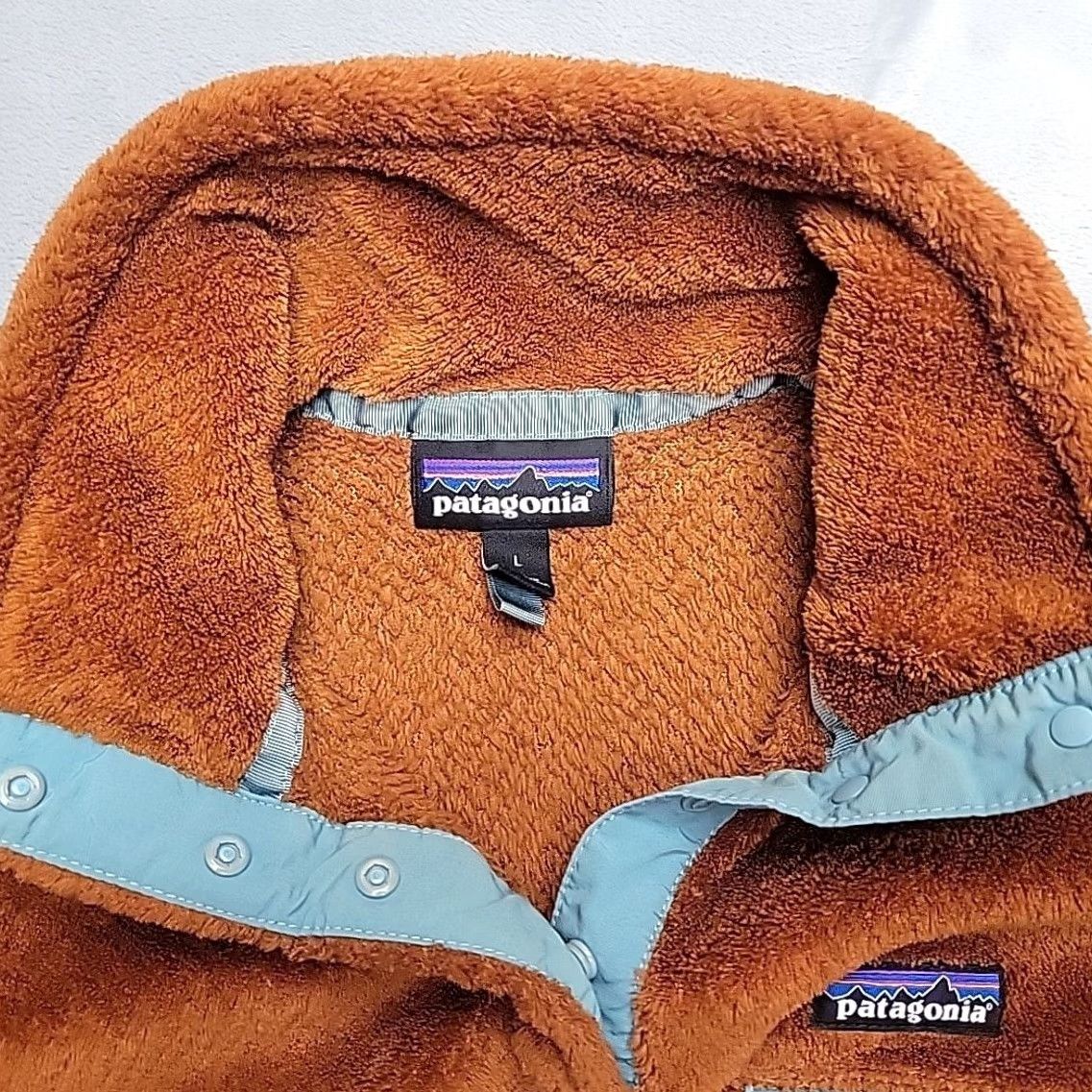 Patagonia VINTAGE Patagonia Re-Tool Snap-T Pullover Sweater Womens L Brown Blue 1/4 Zip Fleece Size L / US 10 / IT 46 - 4 Thumbnail