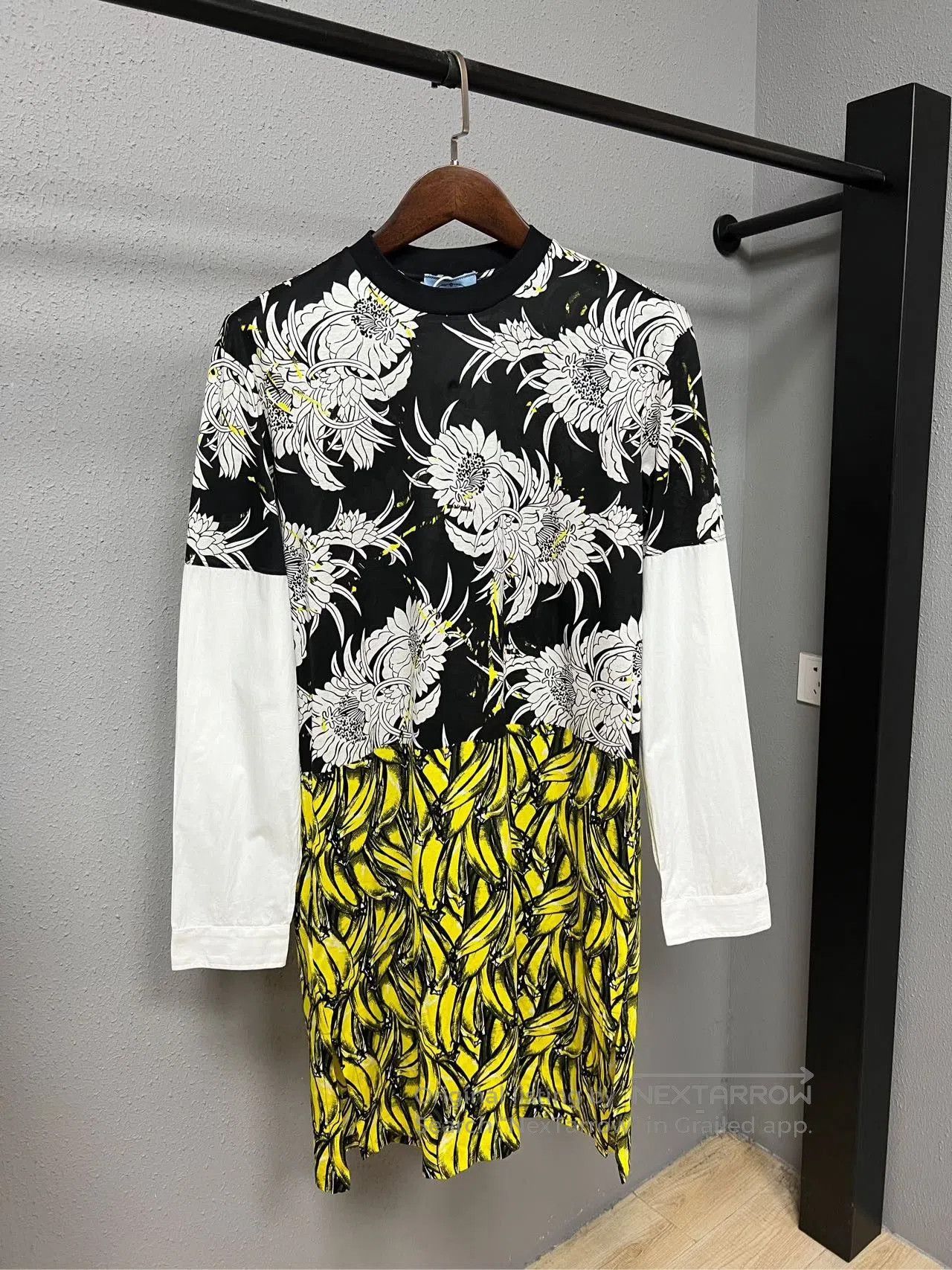 Prada Prada Runway Patchwork Shirt Dress. Size S / US 4 / IT 40 - 1 Thumbnail